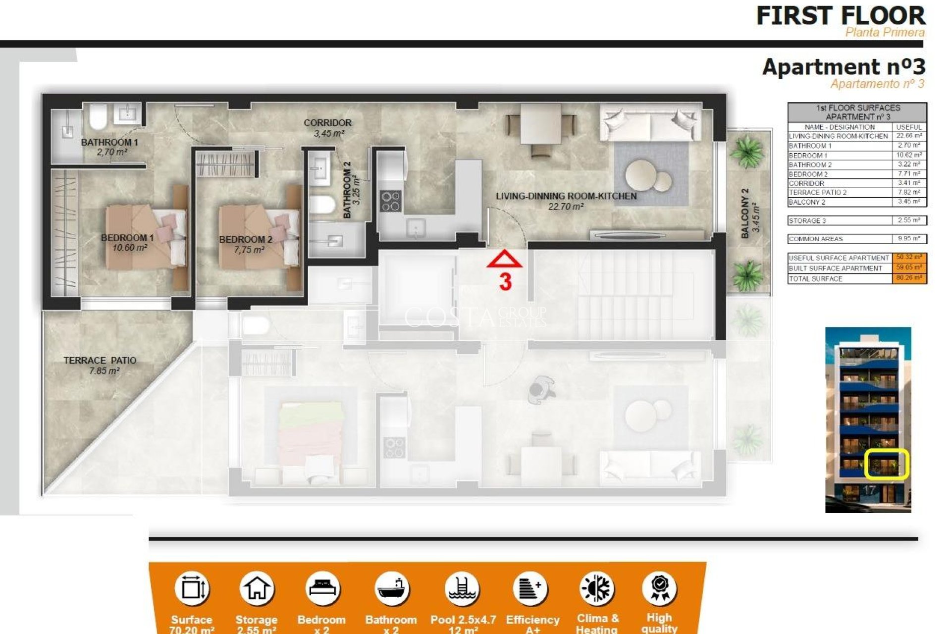 Neue Gebäude - Apartment -
Torrevieja - Playa del Acequión