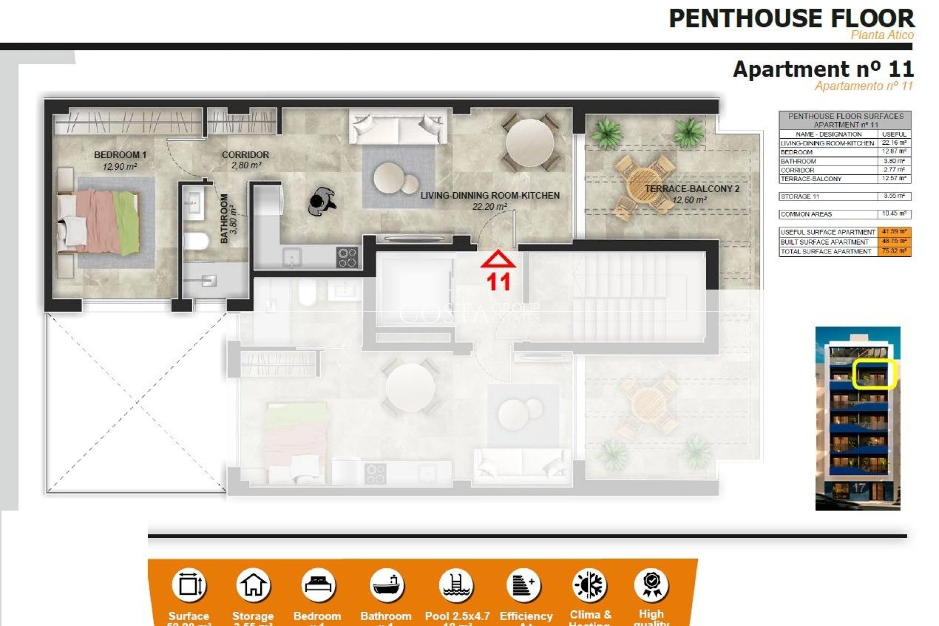 Neue Gebäude - Apartment -
Torrevieja - Playa del Acequión