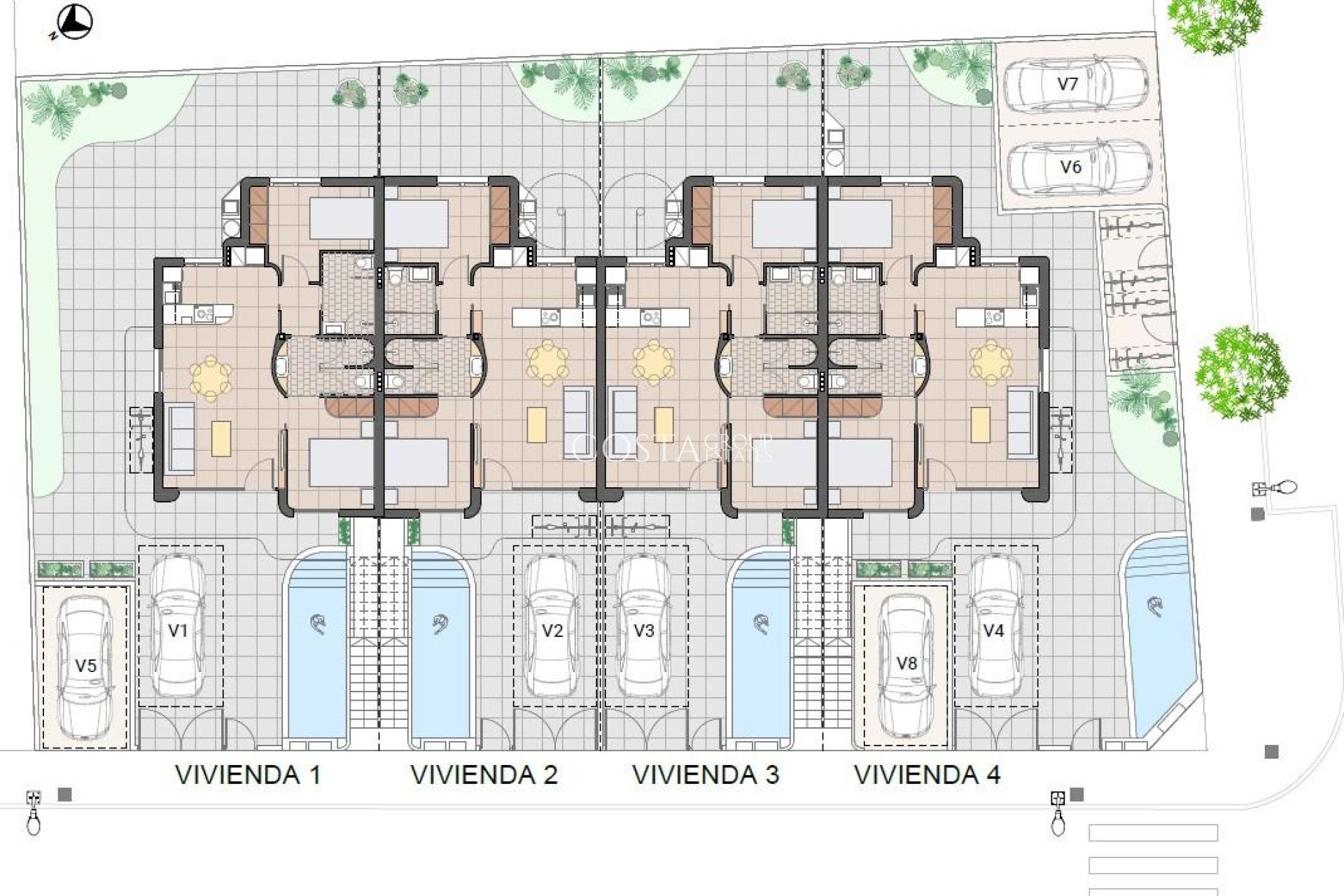 Neue Gebäude - Apartments -
Pilar de la Horadada - pueblo