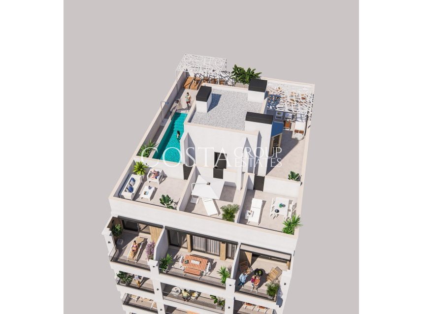 Neue Gebäude - Apartments -
Torrevieja - Playa de El Cura