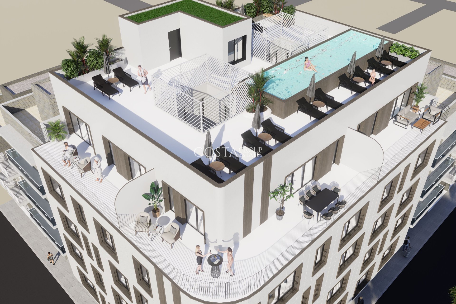 Neue Gebäude - Apartments -
Torrevieja