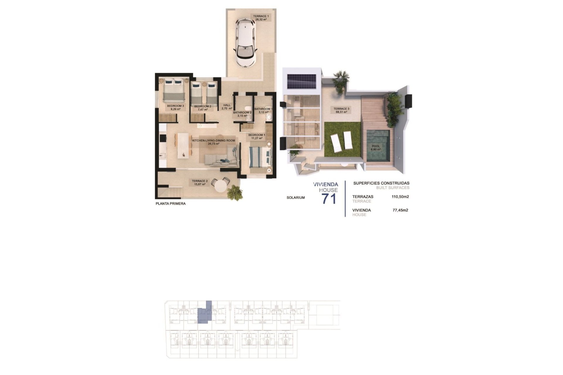 Neue Gebäude - Top Floor Bungalow -
Pilar de la Horadada - La Torre De La Horadada