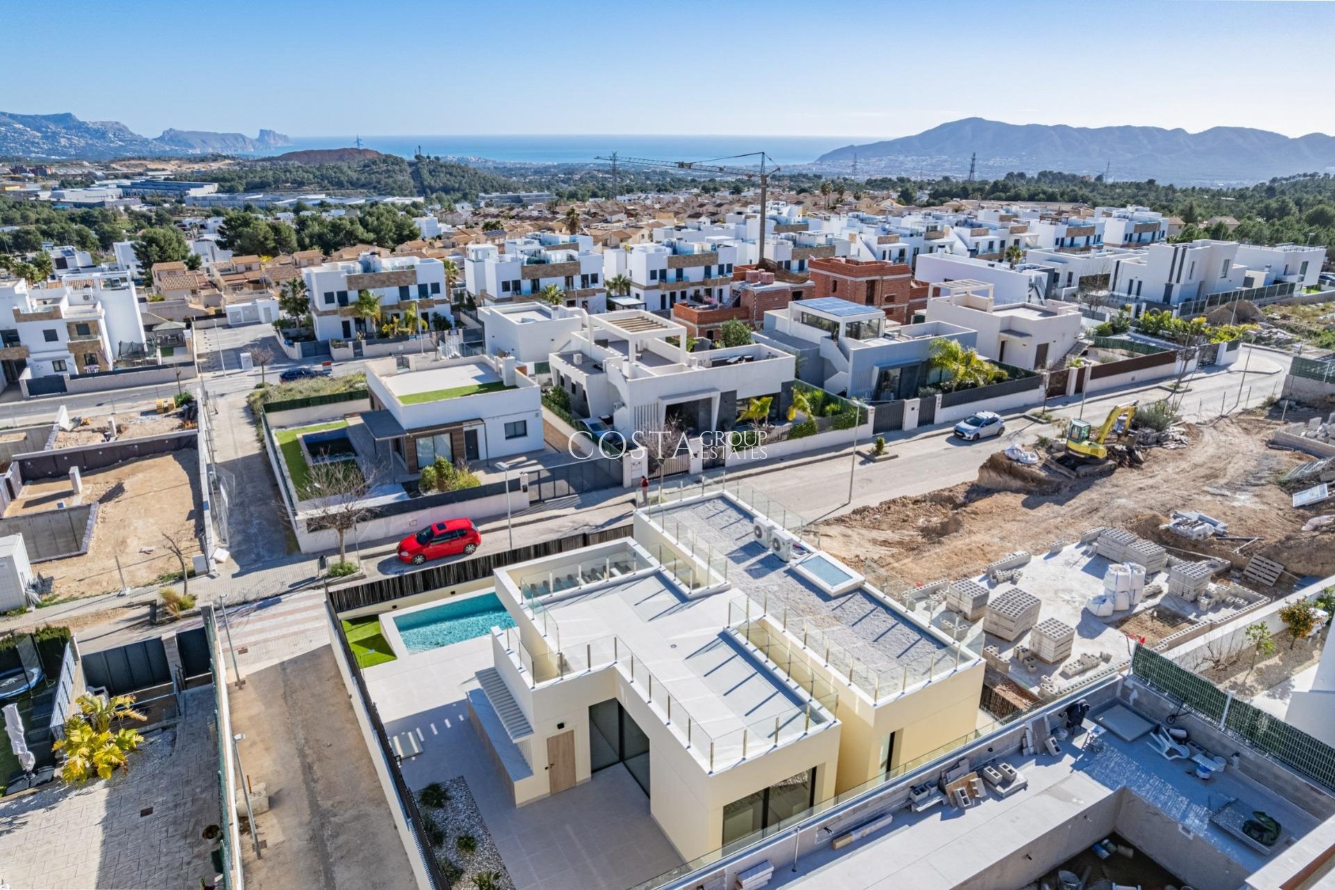 Neue Gebäude - Villa -
Polop - La Alberca