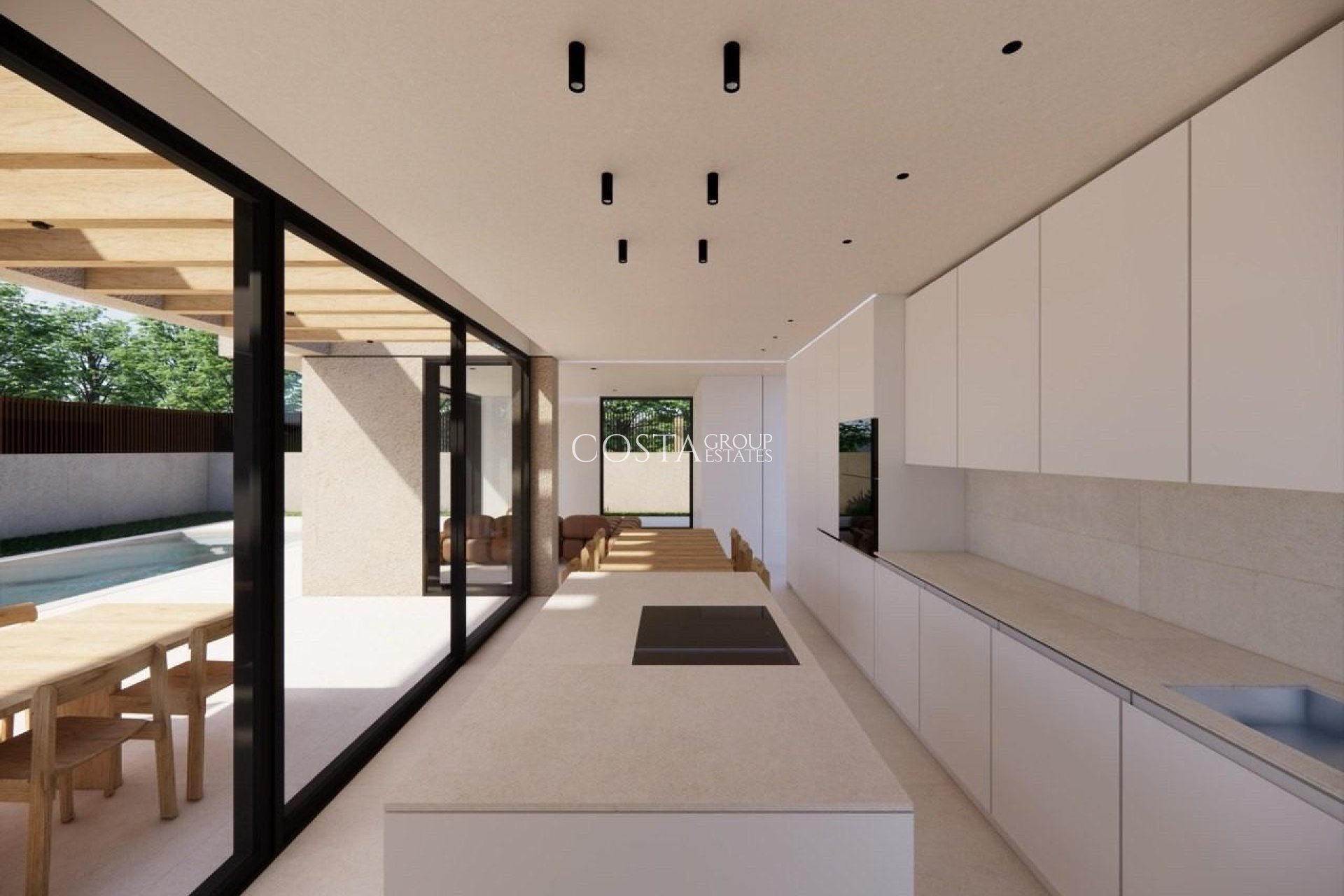 Neue Gebäude - Villa -
Polop - La Alberca