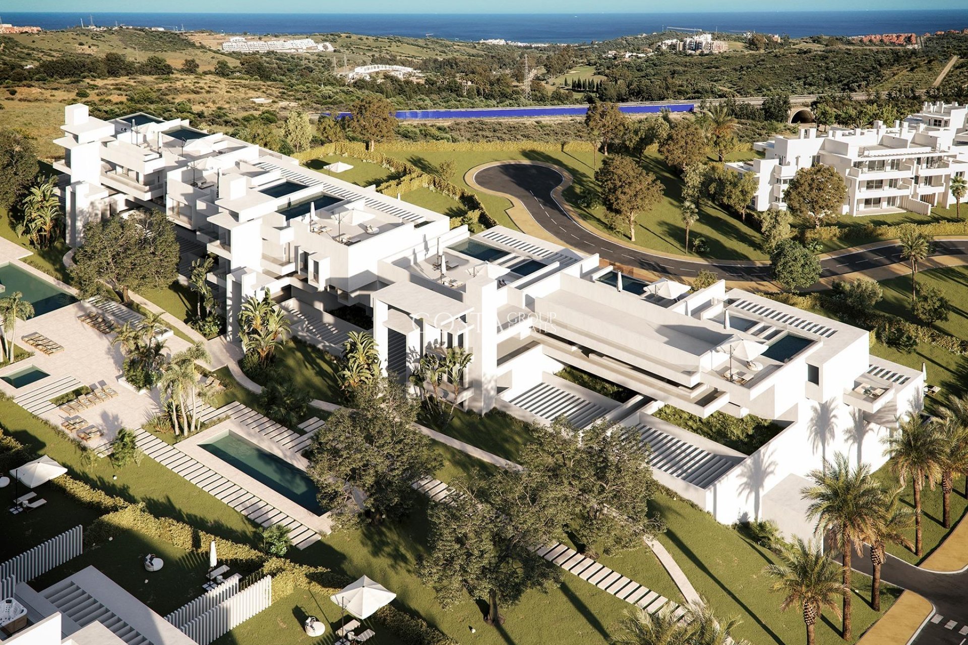 New Build - Apartments -
Casares - Alcazaba Lagoon