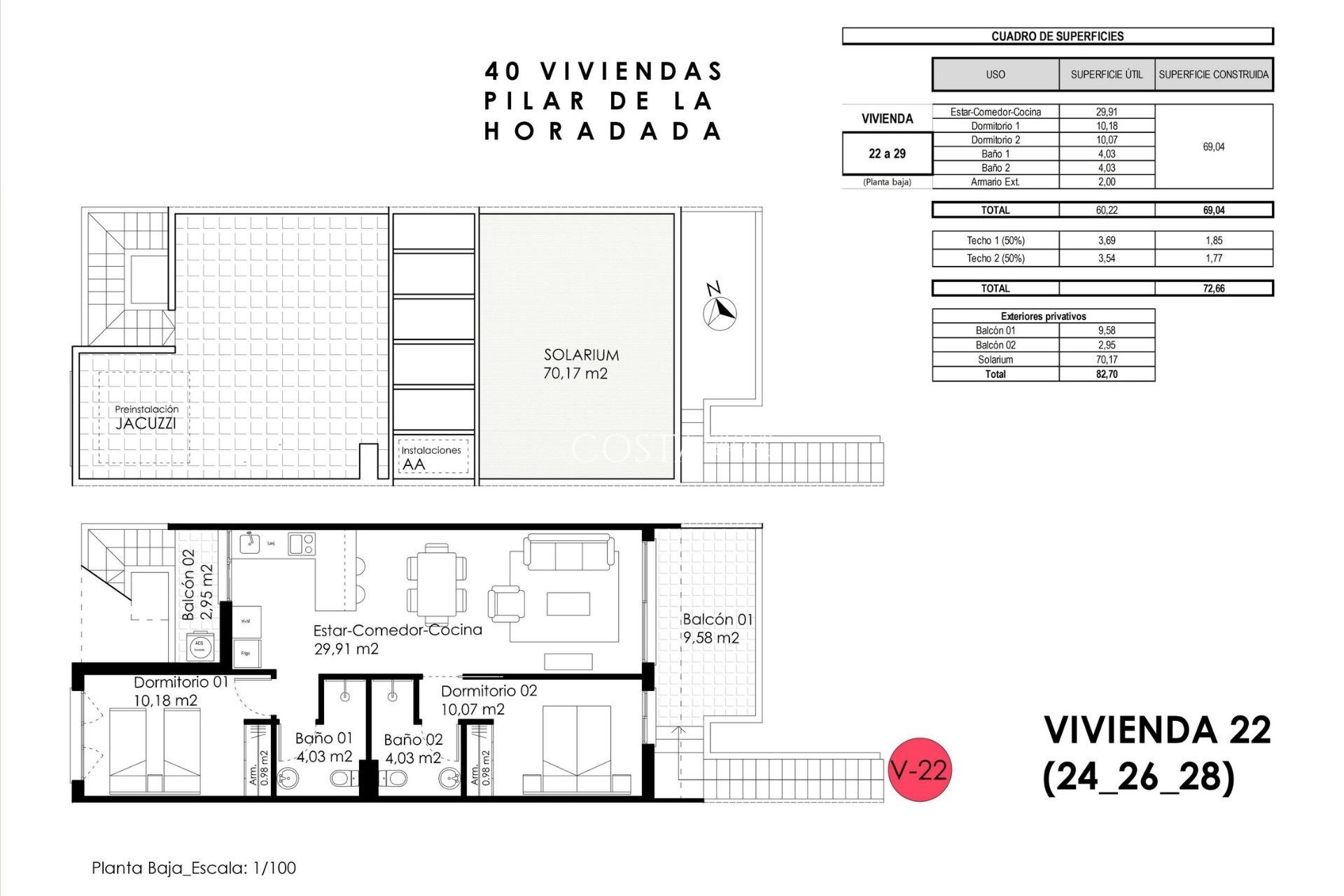 New Build - Apartments -
Pilar de la Horadada - pueblo
