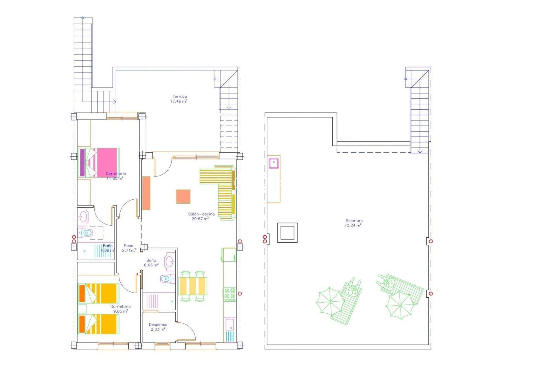 New Build - Apartments -
San Javier - pueblo