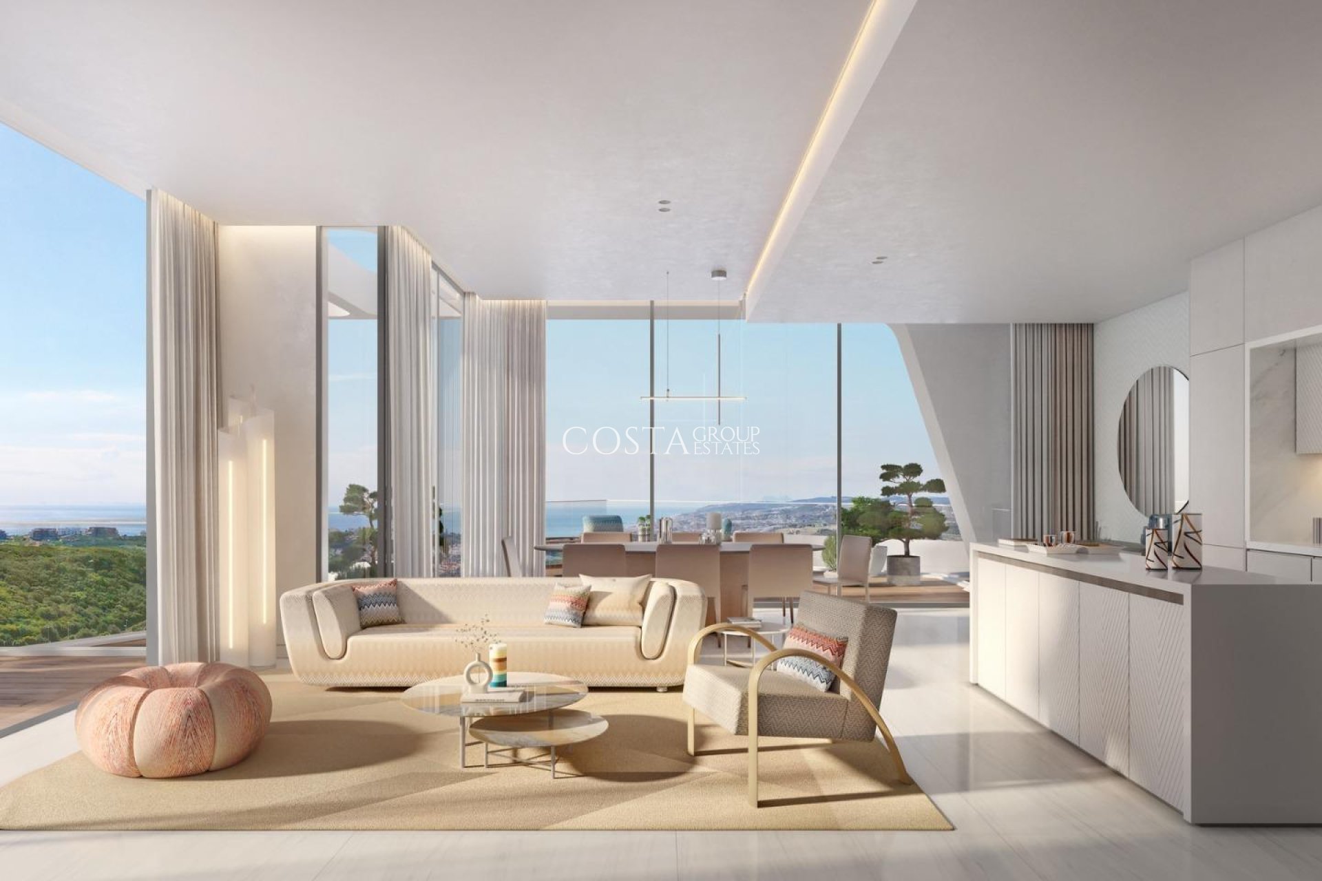 New Build - Ground floor apartment -
Casares - Finca Cortesín