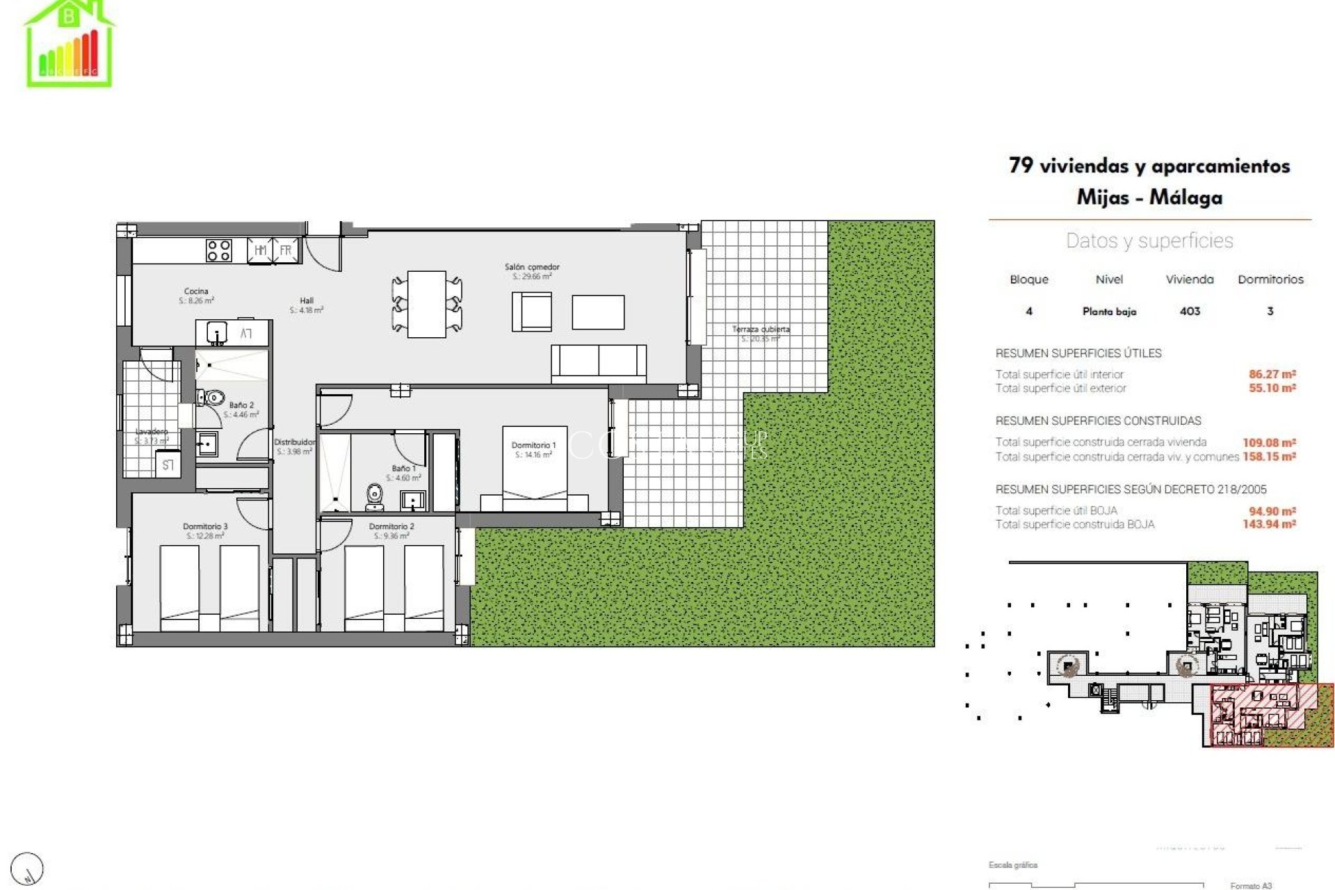 New Build - Ground floor apartment -
Mijas - Lagar Martell