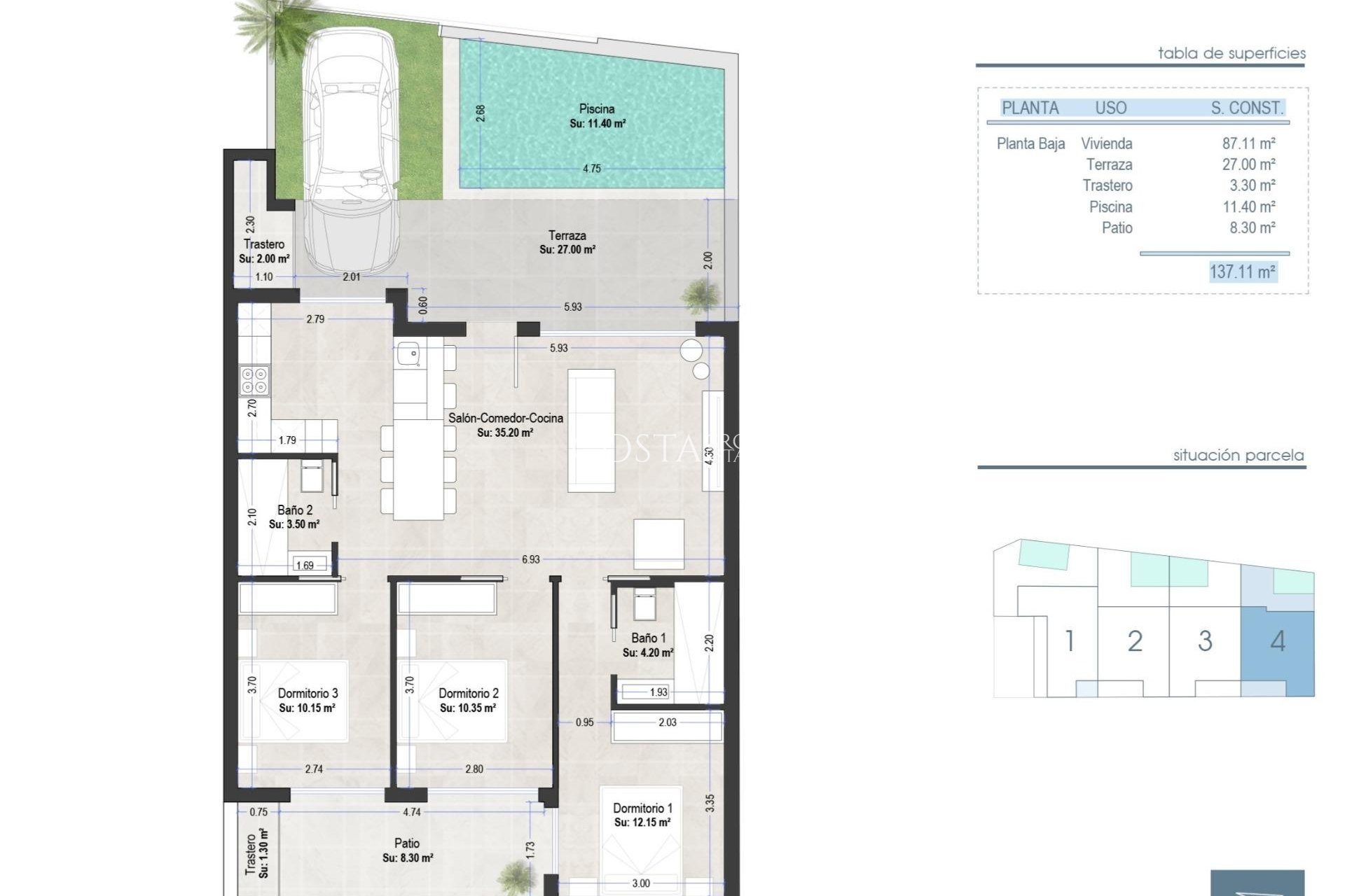 New Build - Ground Floor Bungalow -
San Pedro del Pinatar - Las Esperanzas