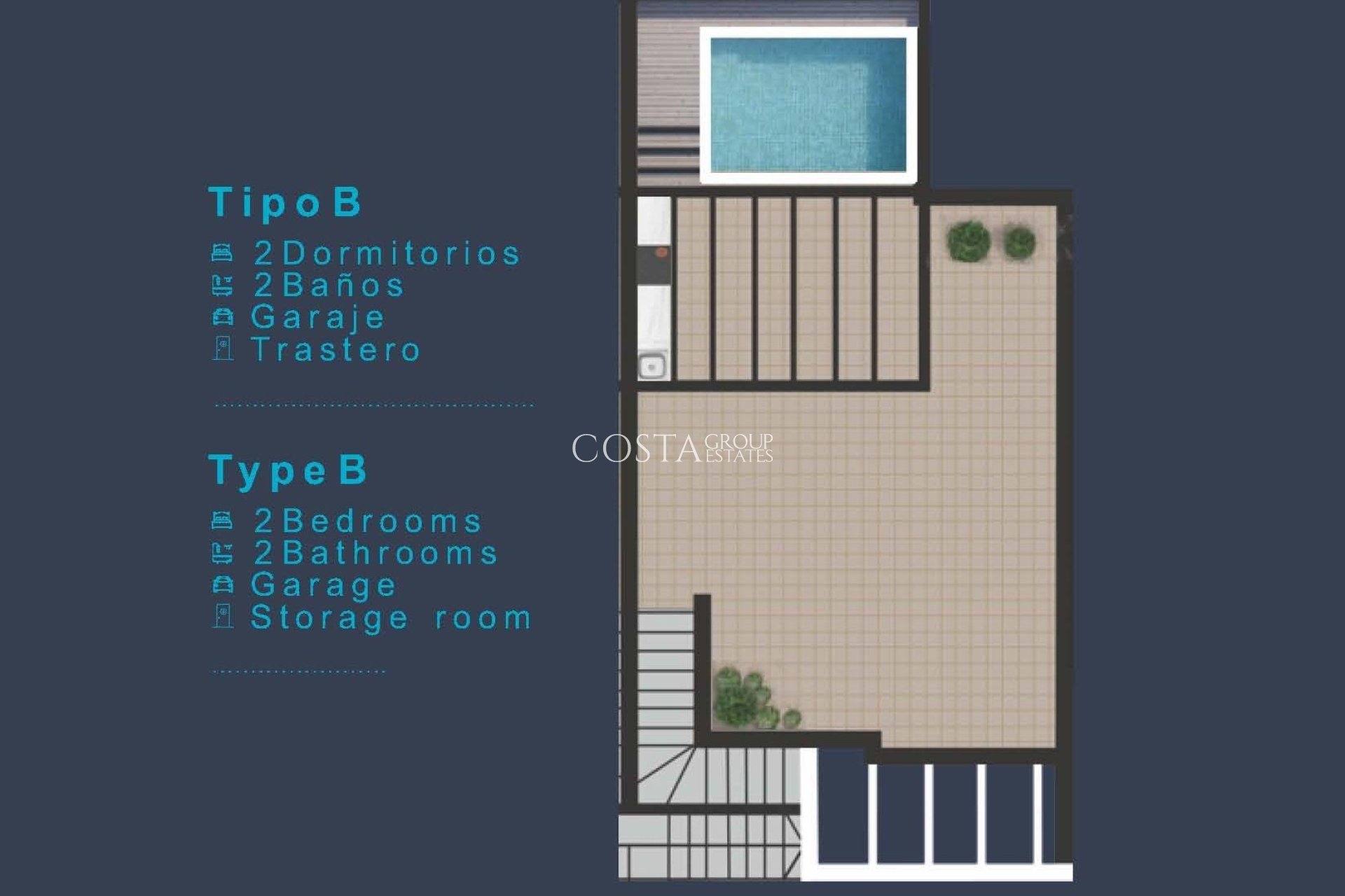 New Build - Top Floor Bungalow -
San Pedro del Pinatar - Los Pinos
