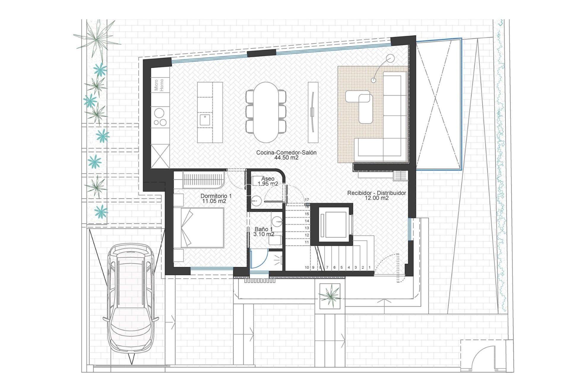 New Build - Villa -
Cabo de Palos - Cala Flores
