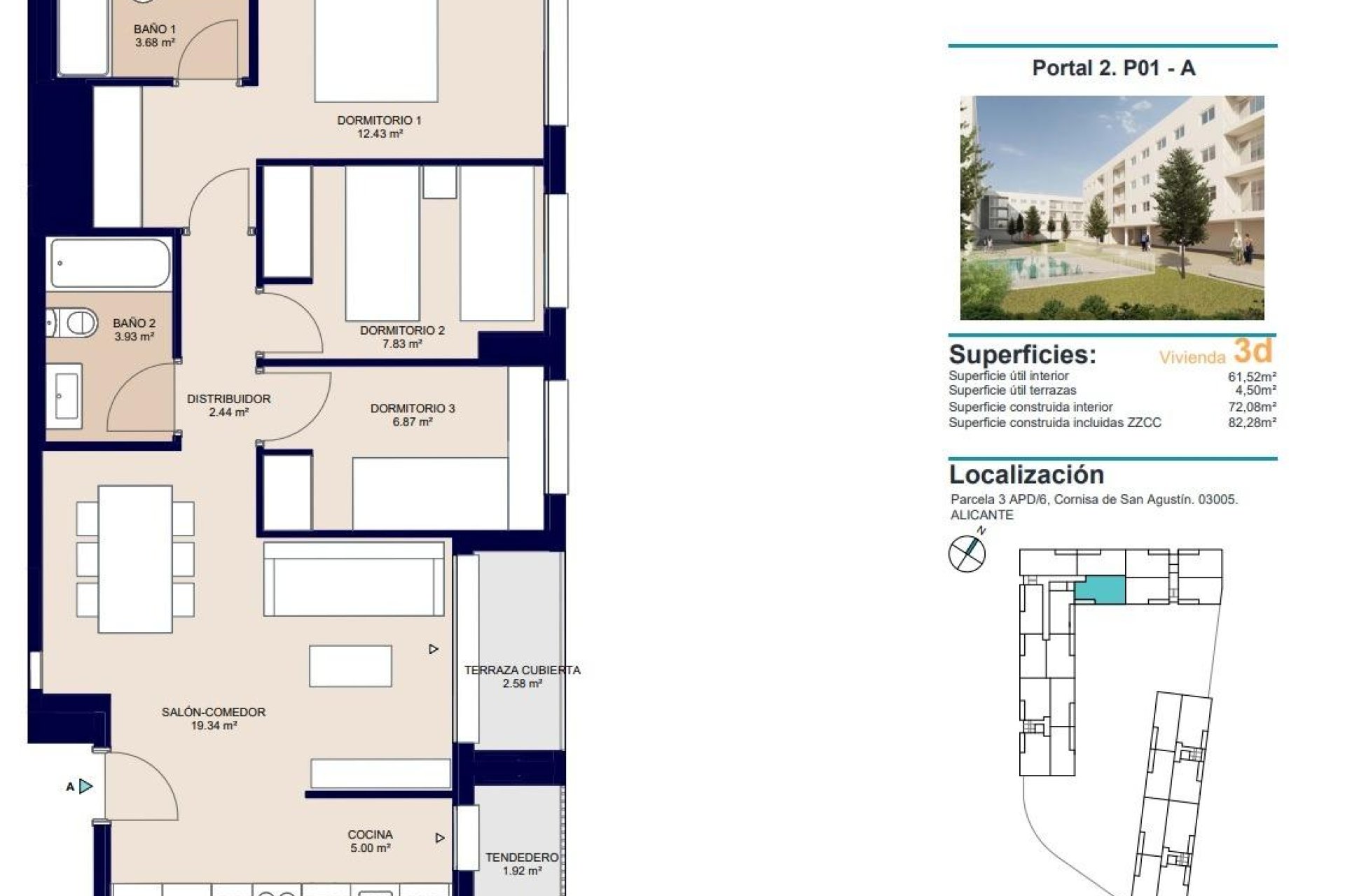 Nieuwbouw Woningen - Apartments -
Alicante - San Agustín