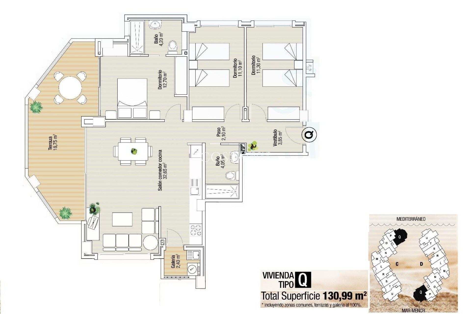 Nieuwbouw Woningen - Apartments -
La Manga del Mar Menor - La Manga