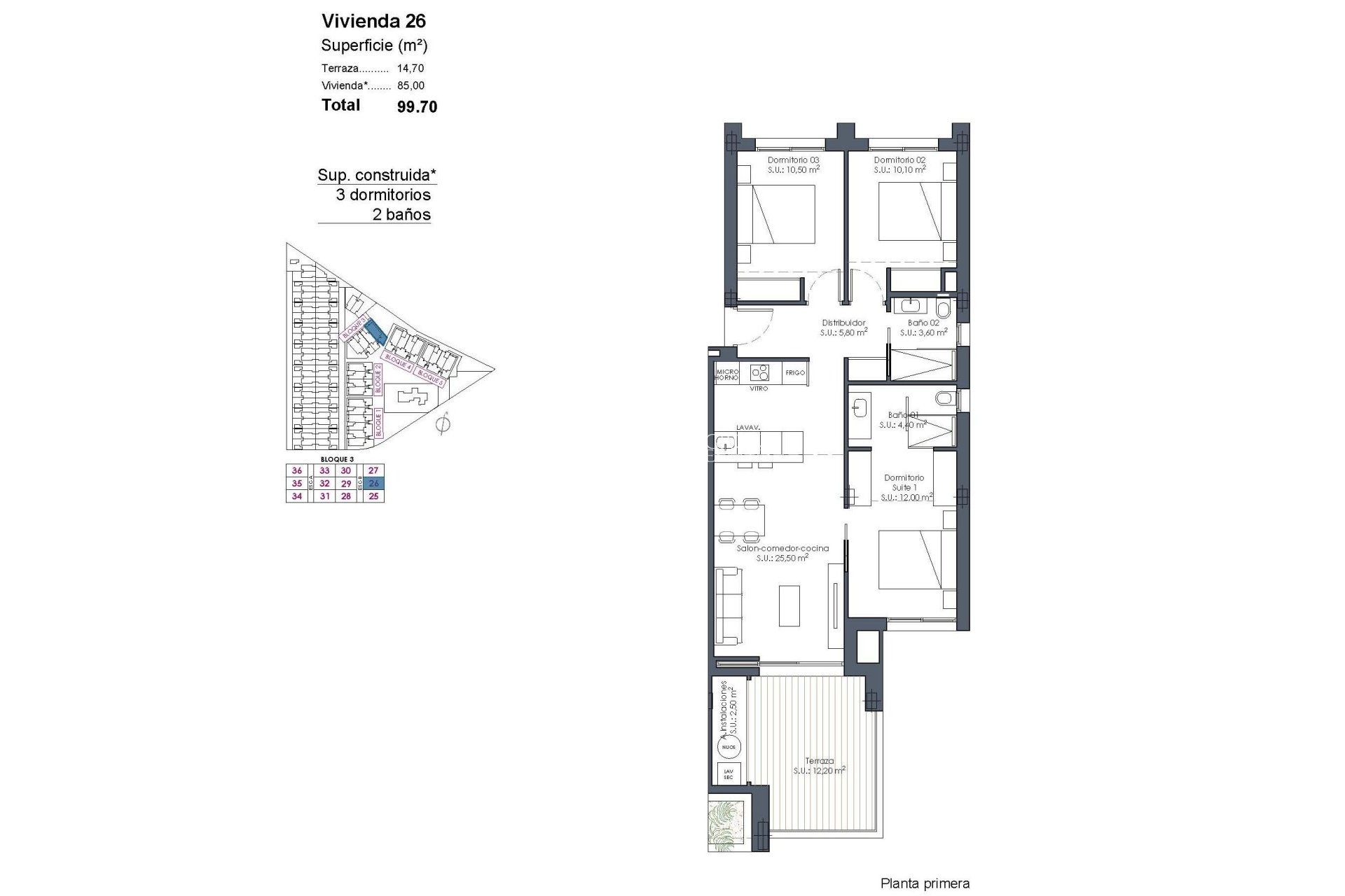 Nieuwbouw Woningen - Apartments -
Los Alcazares - Serena Golf