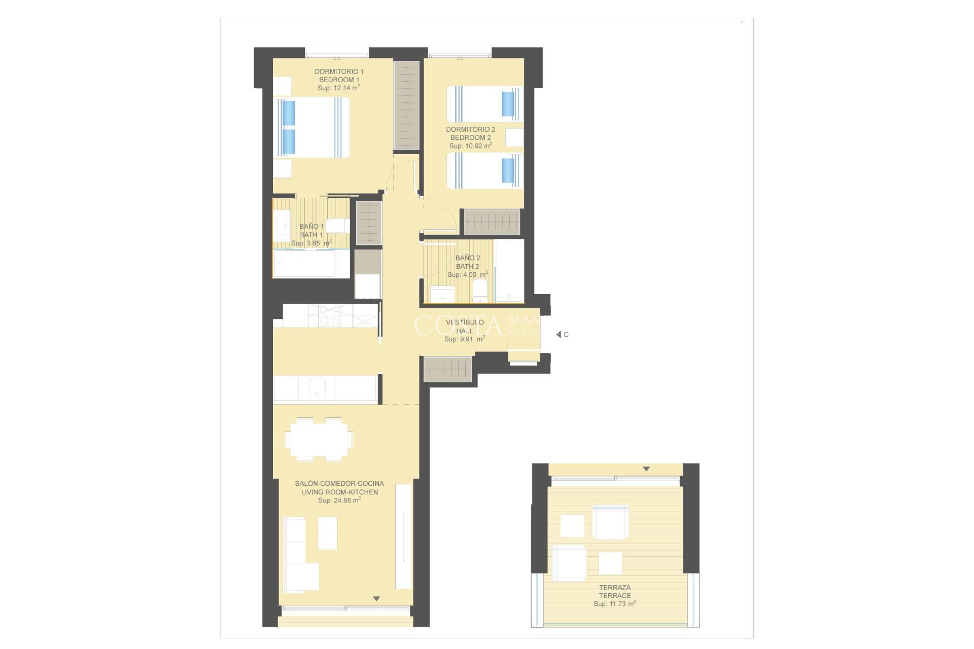 Nieuwbouw Woningen - Appartement -
Orihuela Costa - Campoamor