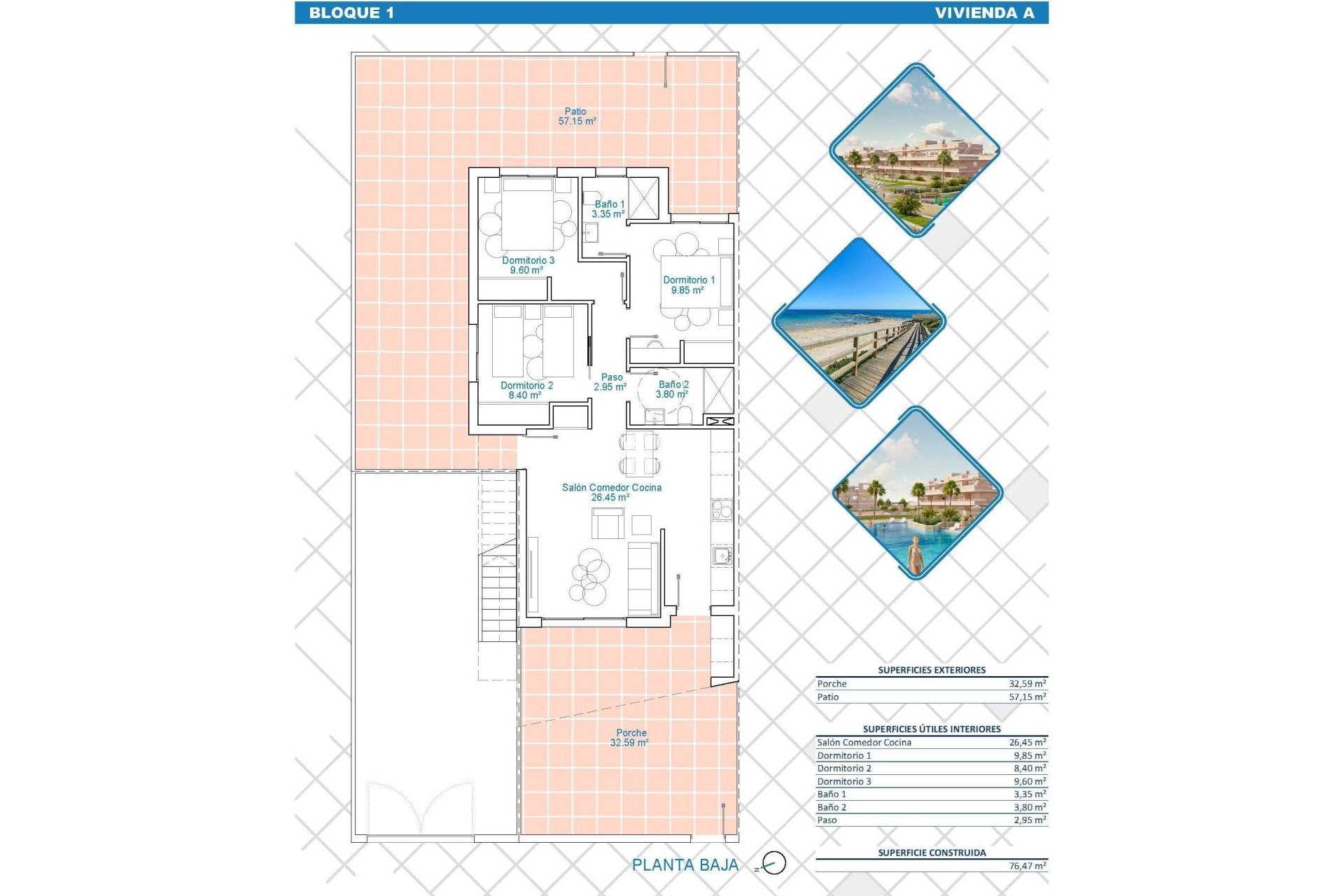 Nieuwbouw Woningen - Appartement -
Pilar de la Horadada - Lo Monte
