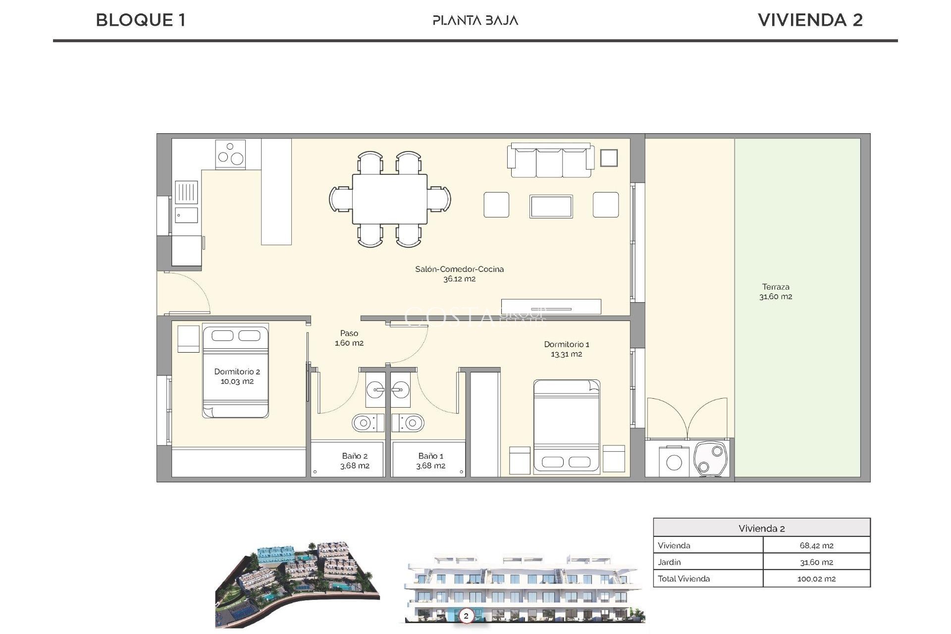 Nieuwbouw Woningen - Ground floor apartment -
Finestrat - Puig Campana Golf