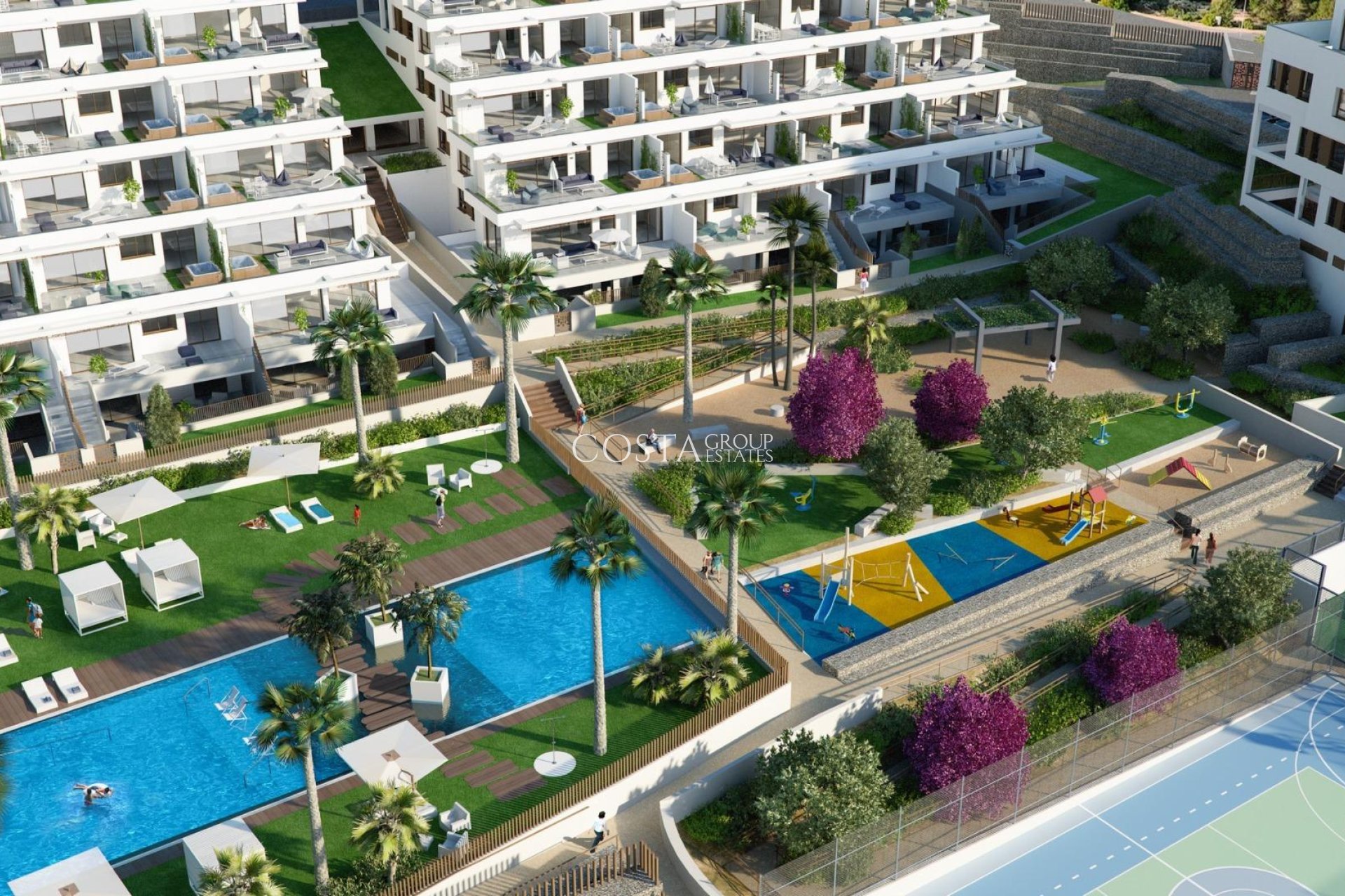 Nieuwbouw Woningen - Ground floor apartment -
Finestrat - Seascape
