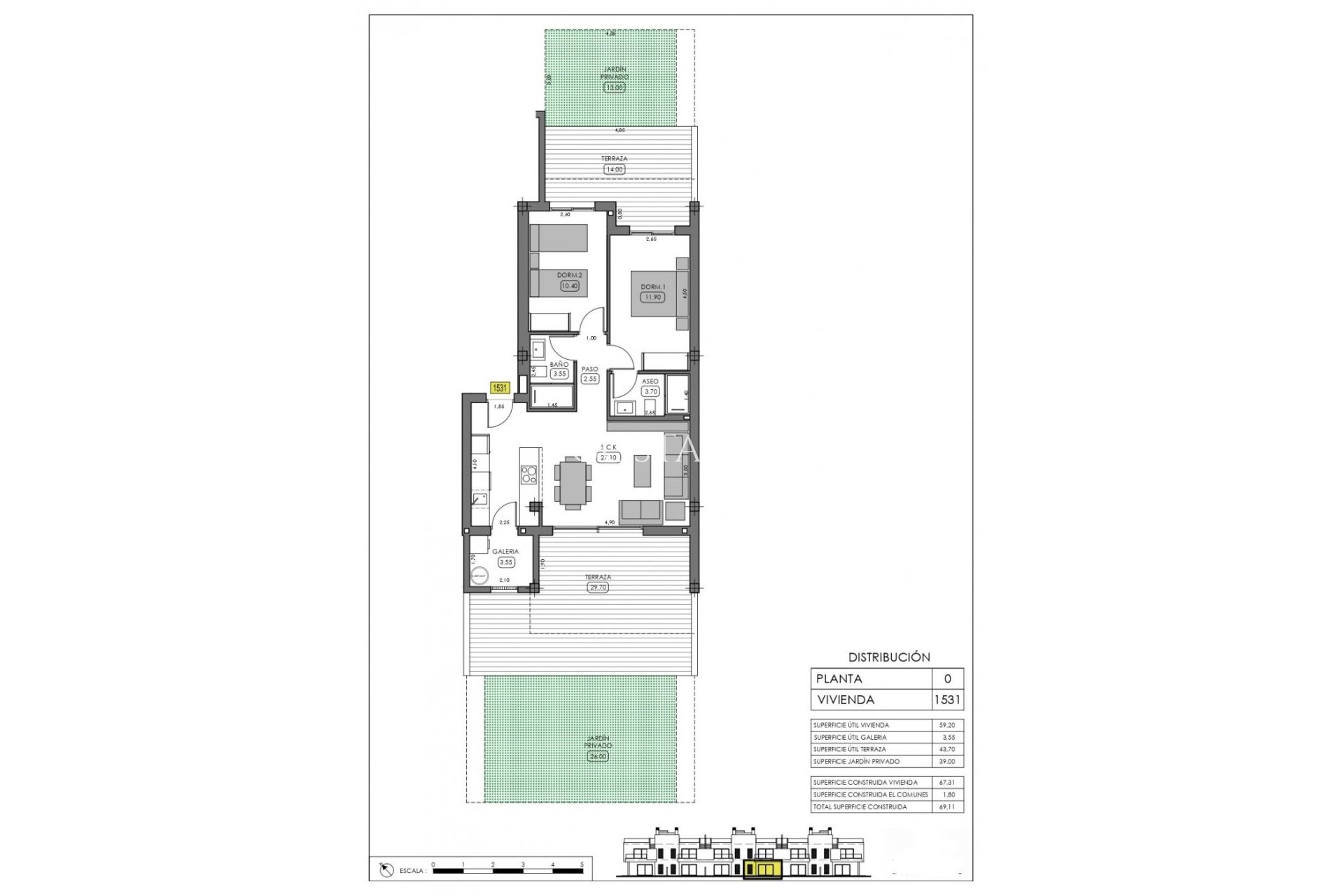 Nieuwbouw Woningen - Ground Floor Bungalow -
Algorfa - La Finca Golf