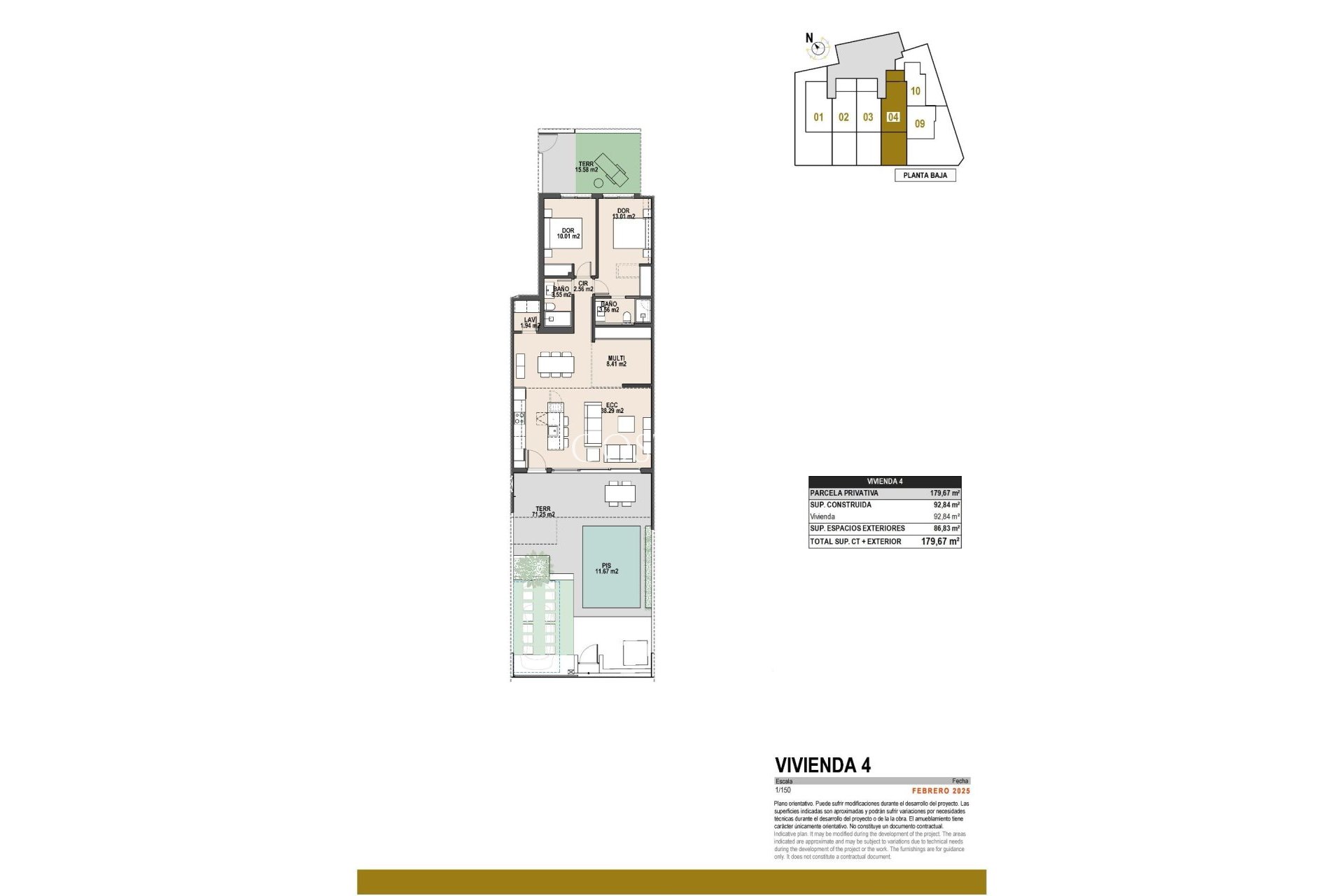 Nieuwbouw Woningen - Ground Floor Bungalow -
Pilar de la Horadada - parques de Andromeda