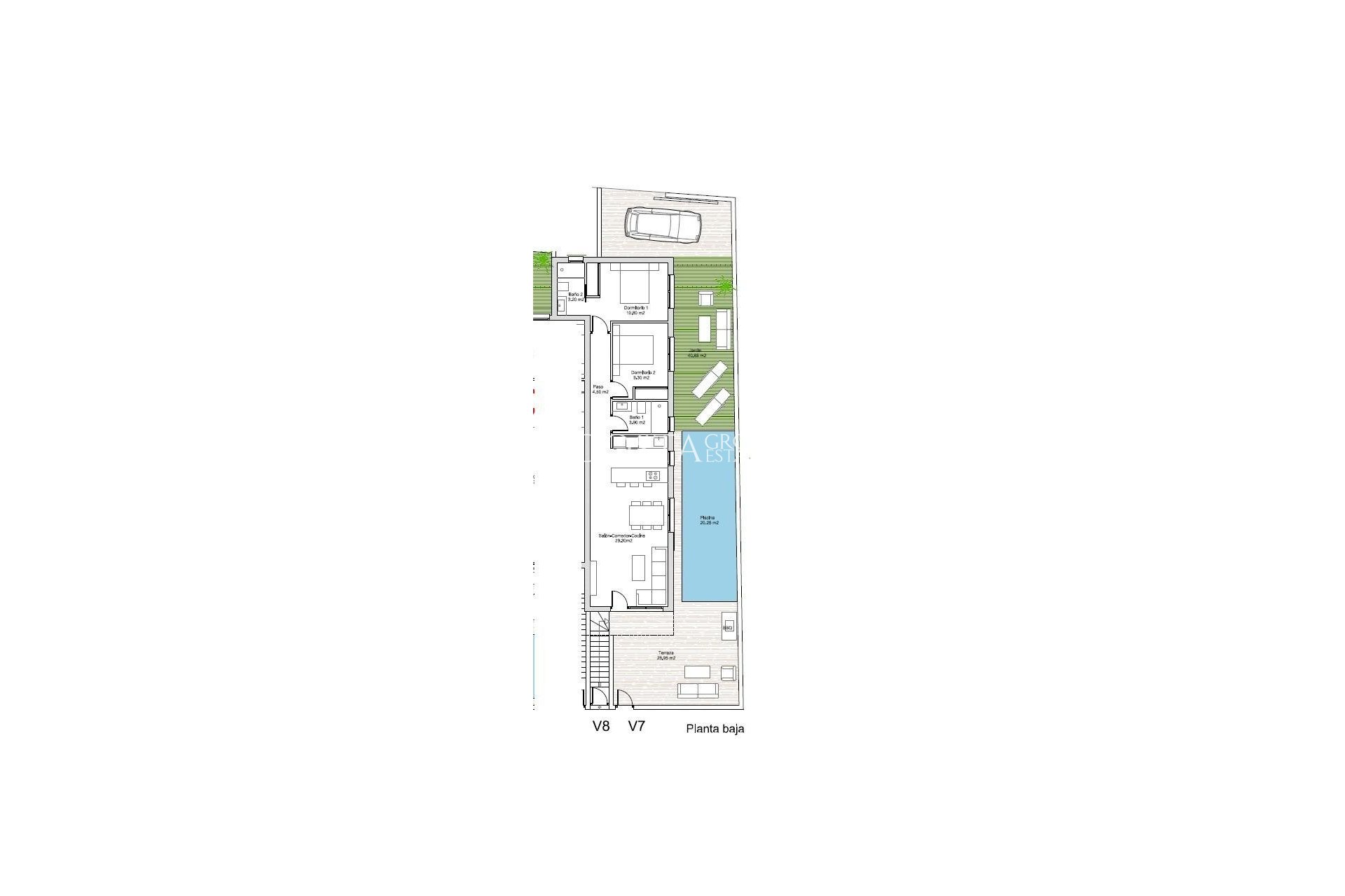Nieuwbouw Woningen - Ground Floor Bungalow -
Santiago de la Ribera - Santiago De La Ribera
