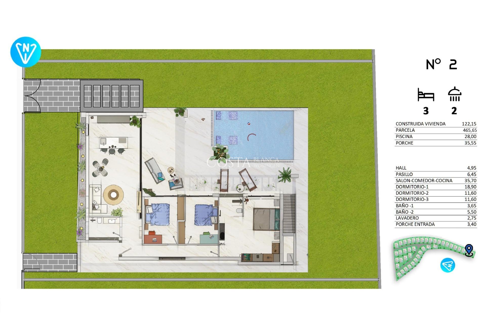 Nieuwbouw Woningen - Villa -
Algorfa - La Finca Golf