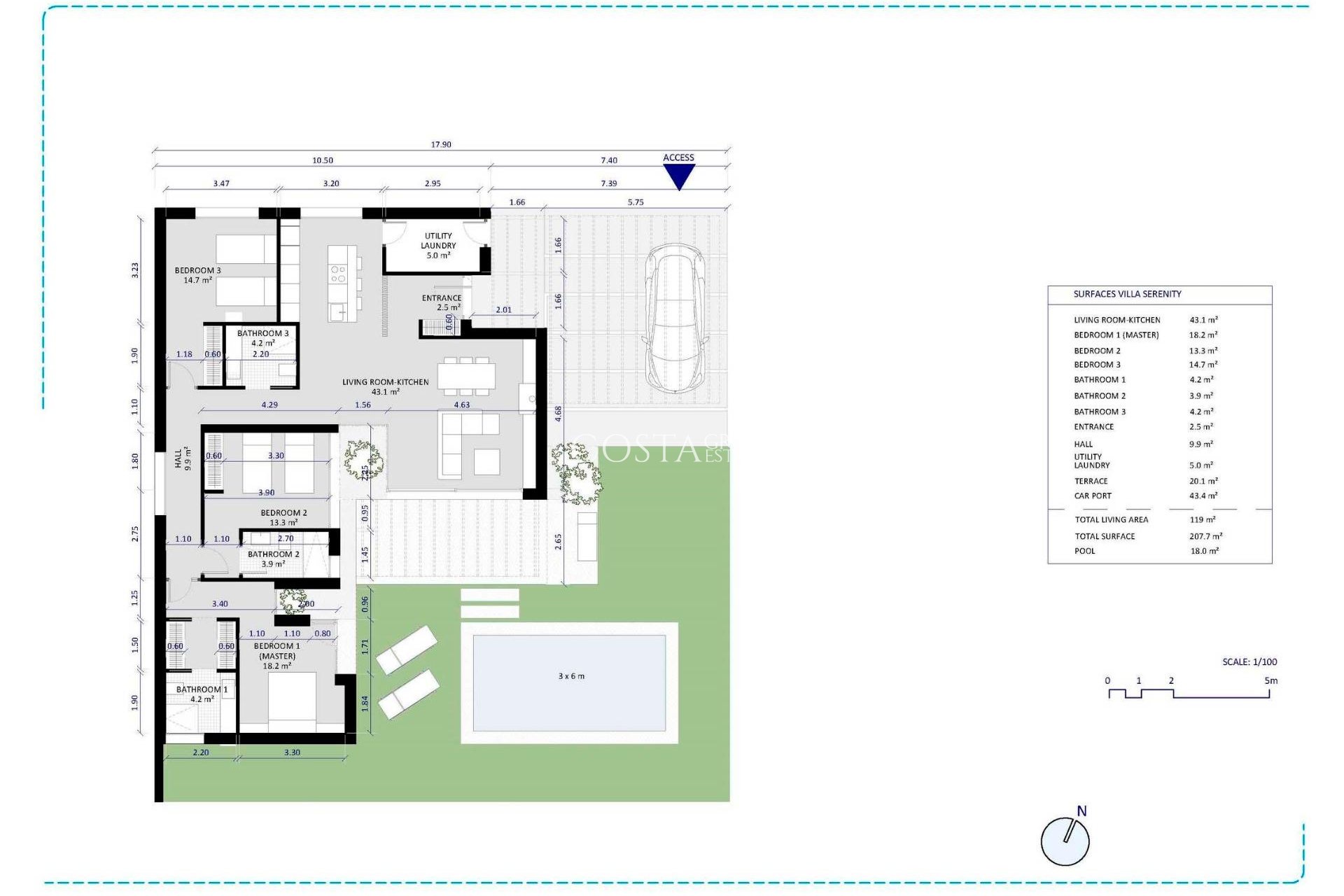 Nieuwbouw Woningen - Villa -
Banos y Mendigo - Altaona Golf