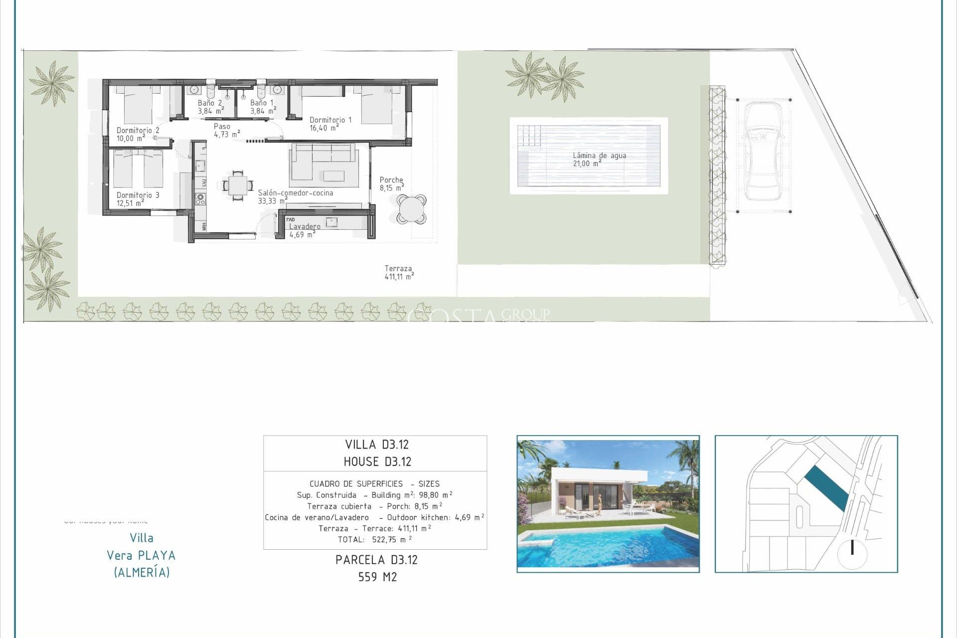 Nieuwbouw Woningen - Villa -
Vera - Pueblo Salinas