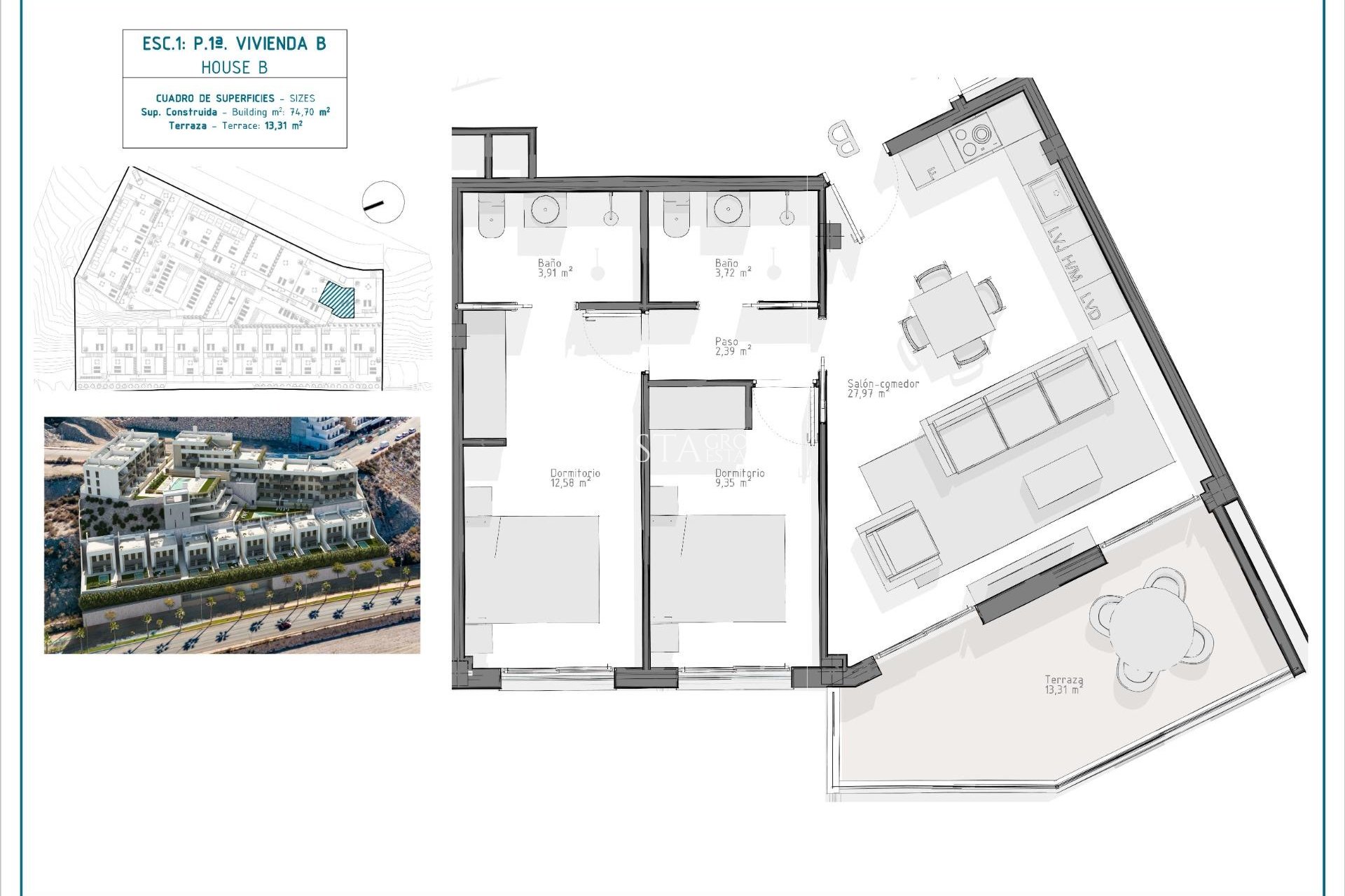 Nouvelle construction - Apartments -
Aguilas - Playa del Hornillo