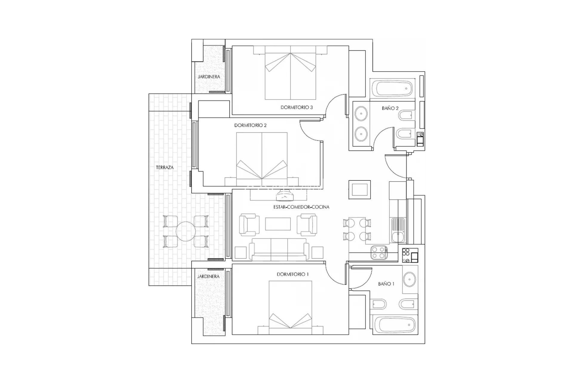 Nouvelle construction - Apartments -
Vera - Puerto del Rey