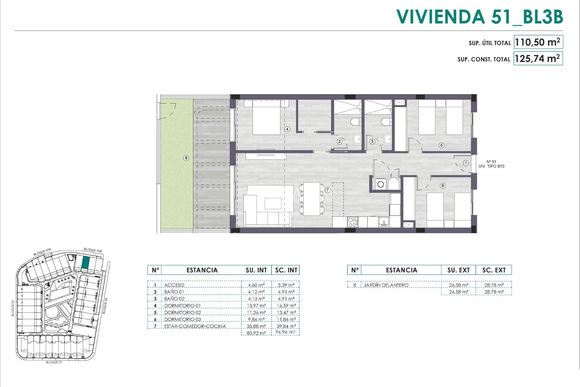Nouvelle construction - Ground floor apartment -
Monforte del Cid