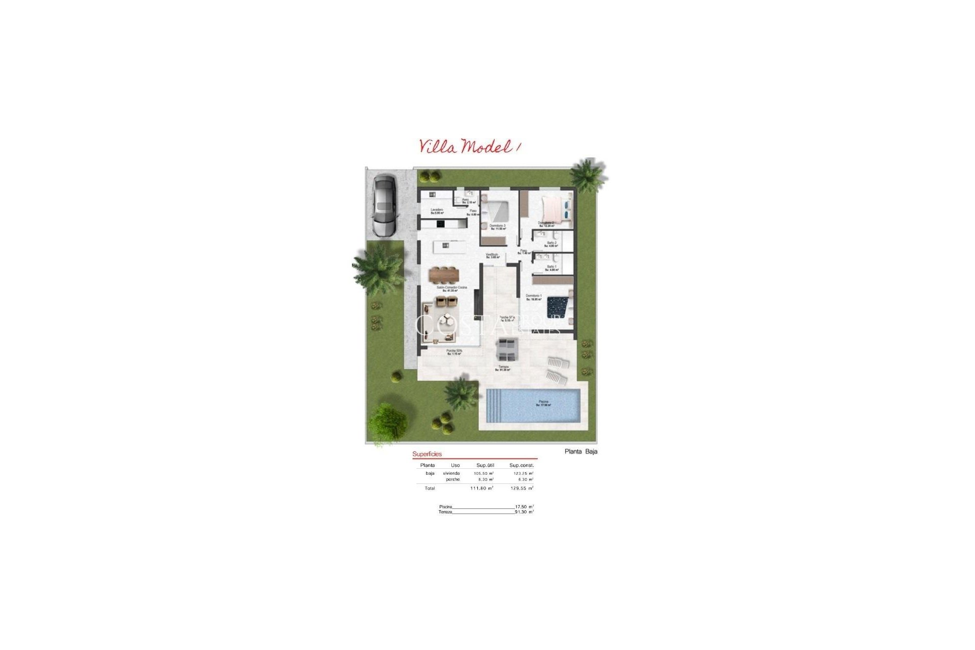 Nouvelle construction - Villa -
Banos y Mendigo - Altaona Golf