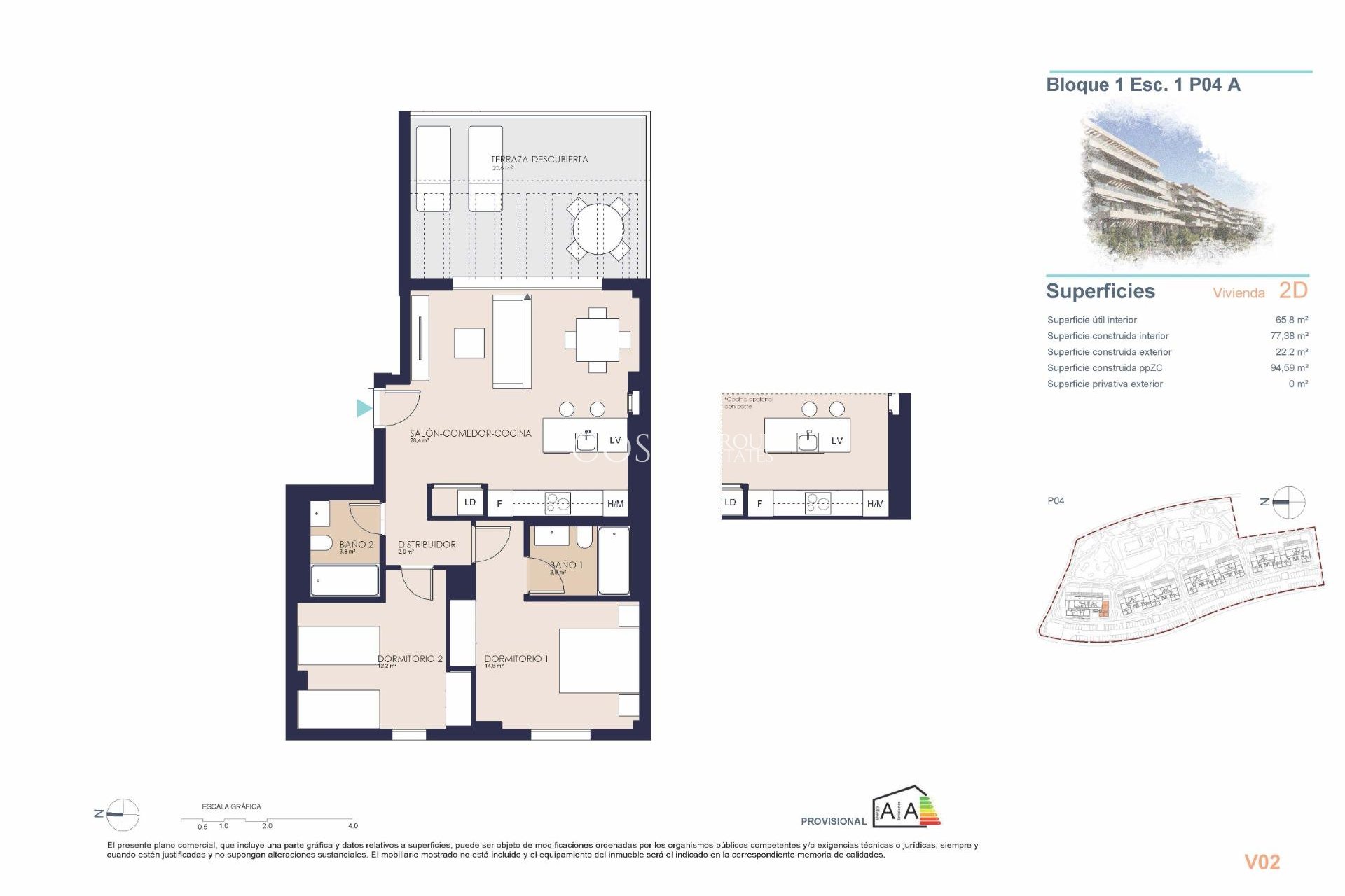 Nowy budynek - Apartament -
Denia - Playa de La Almadraba
