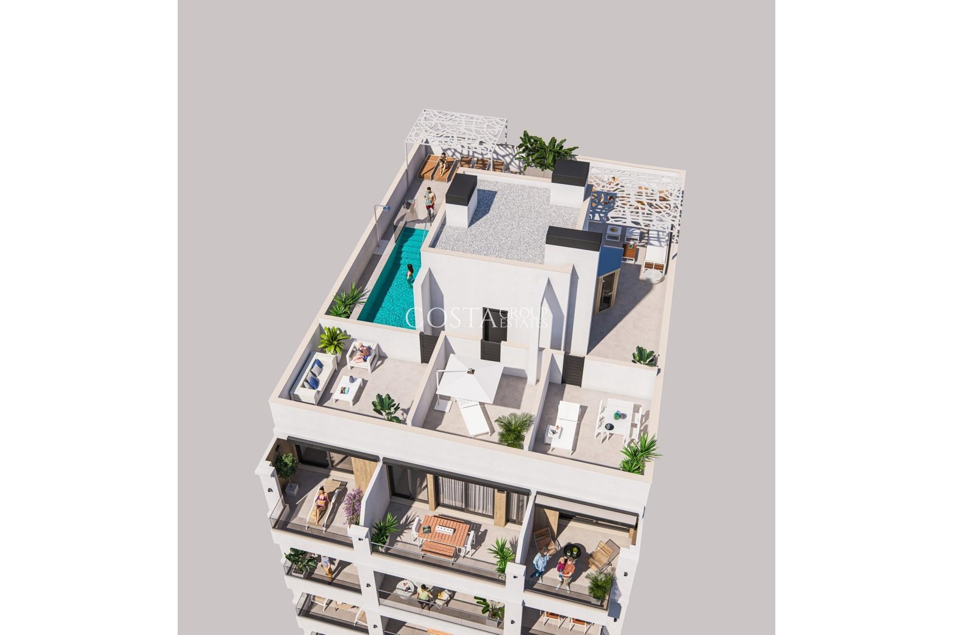 Nowy budynek - Apartments -
Torrevieja - Playa de El Cura