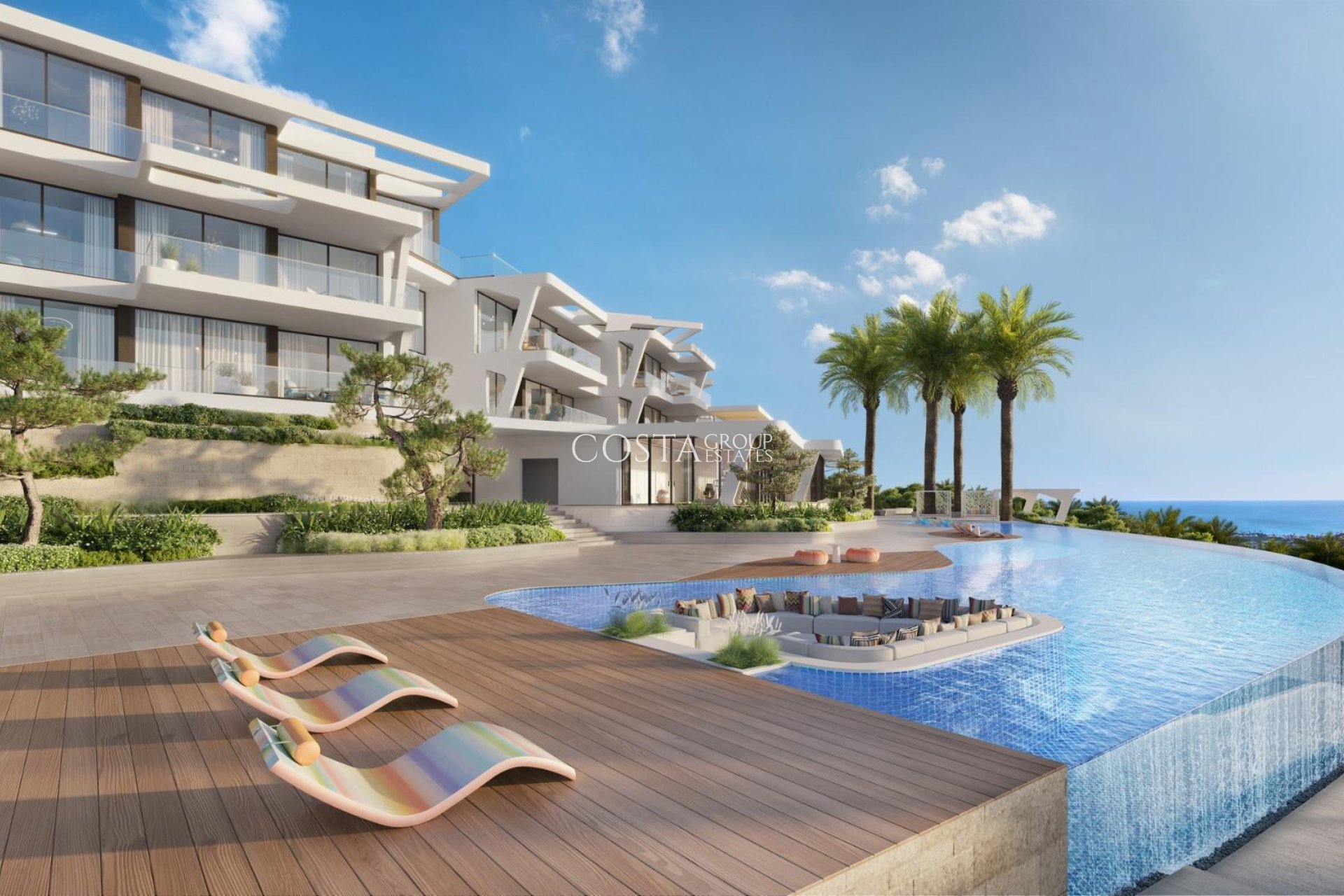 Nowy budynek - Ground floor apartment -
Casares - Finca Cortesín