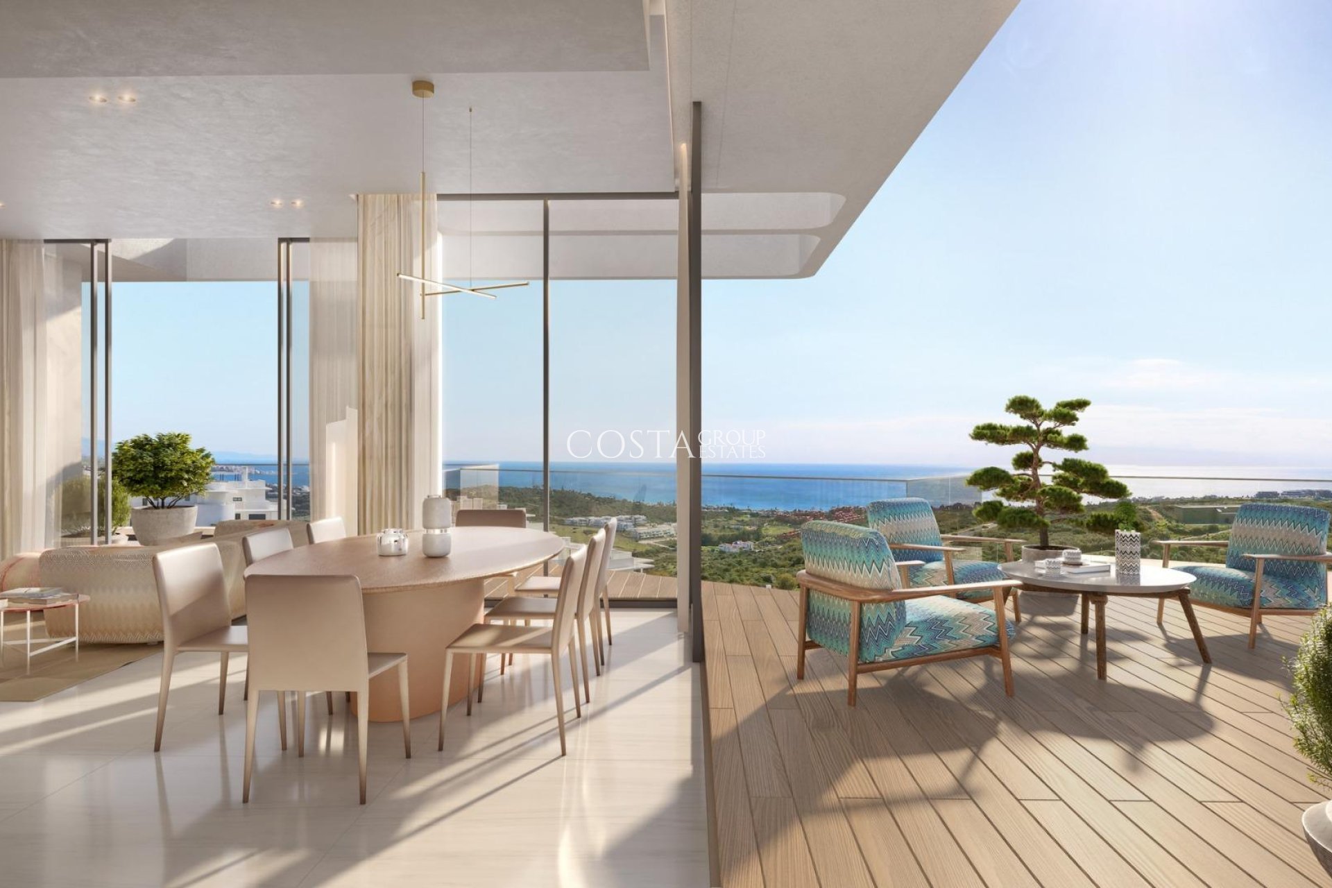 Nowy budynek - Ground floor apartment -
Casares - Finca Cortesín