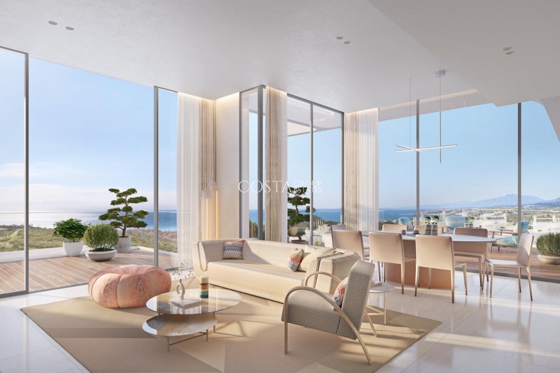 Nowy budynek - Ground floor apartment -
Casares - Finca Cortesín