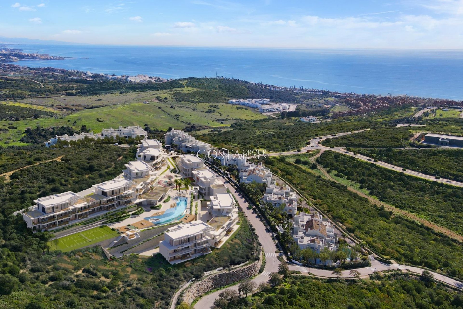 Nowy budynek - Ground floor apartment -
Casares - Finca Cortesín