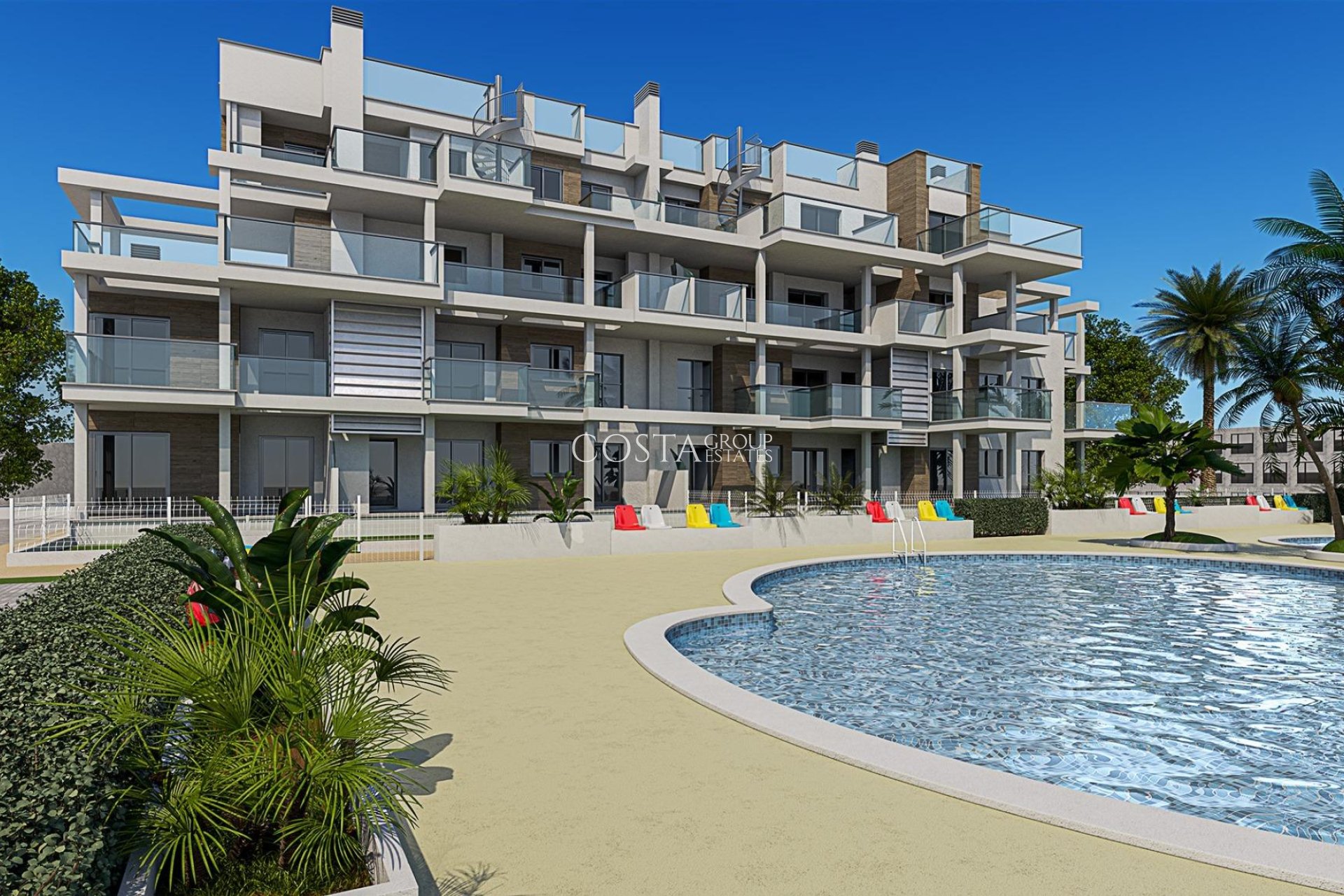 Nowy budynek - Ground floor apartment -
Denia - Las Marinas km 2.5