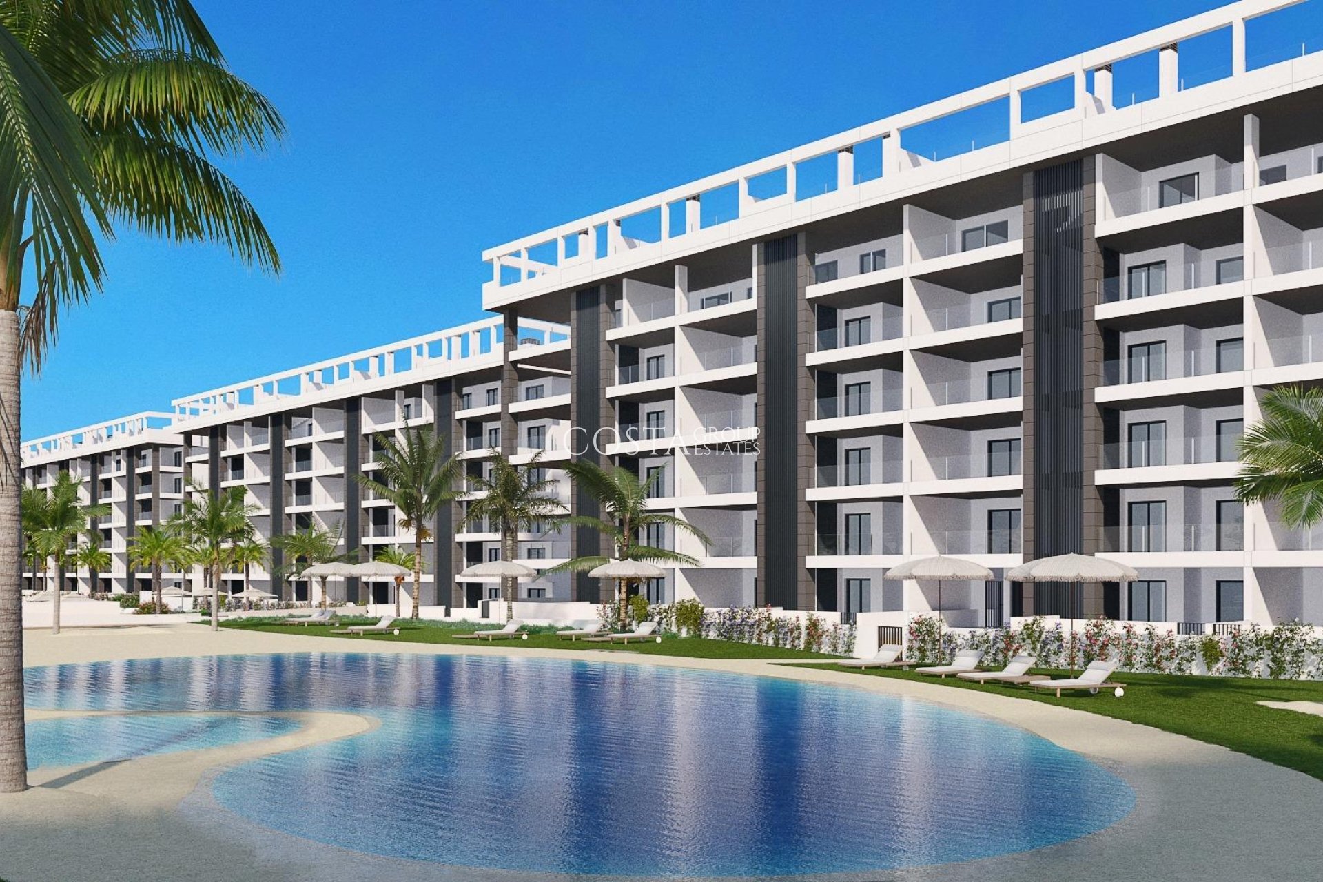 Nowy budynek - Ground floor apartment -
Torrevieja - Torreblanca