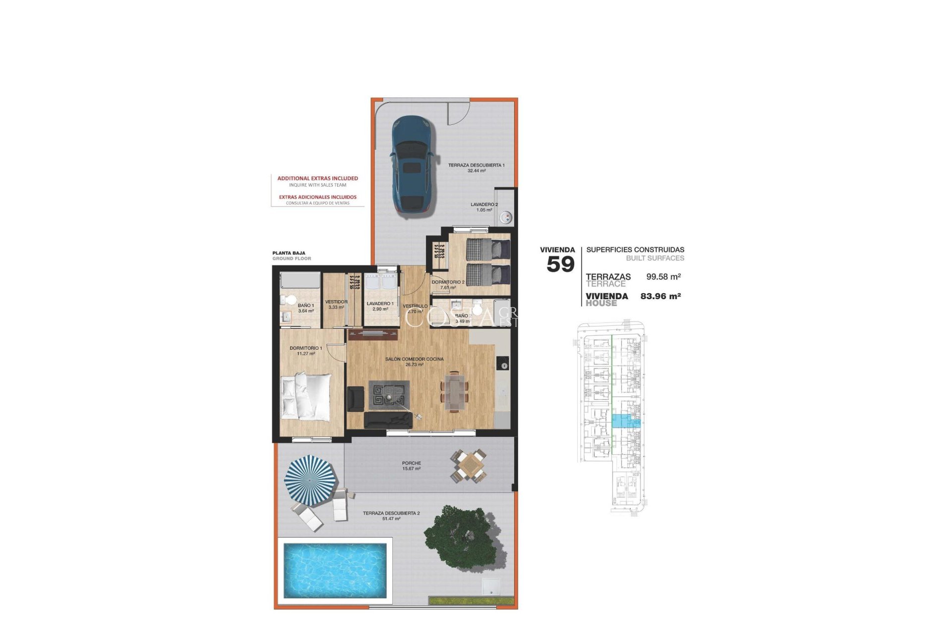 Nowy budynek - Ground Floor Bungalow -
Pilar de la Horadada - La Torre De La Horadada