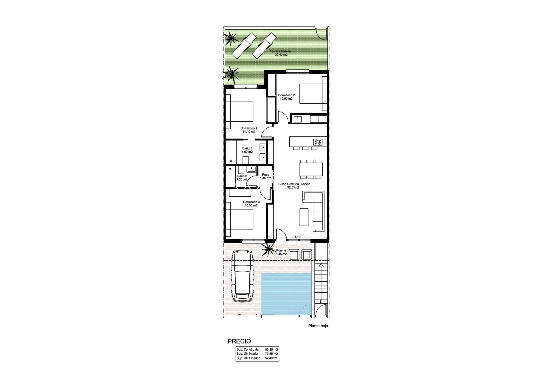Nowy budynek - Ground Floor Bungalow -
Santiago de la Ribera - Santiago De La Ribera