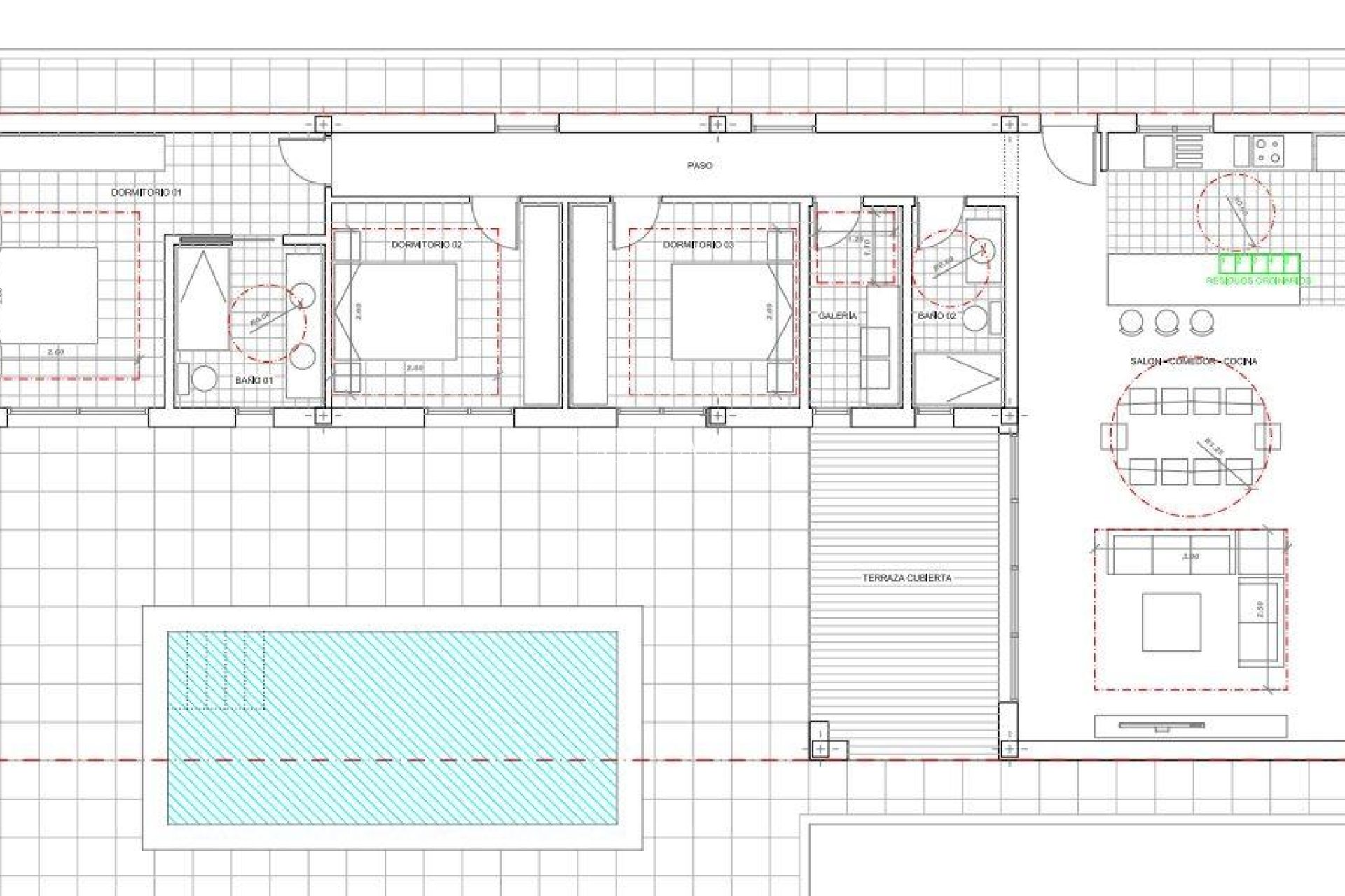 Nowy budynek - Willa -
Aspe - urbanizaciones