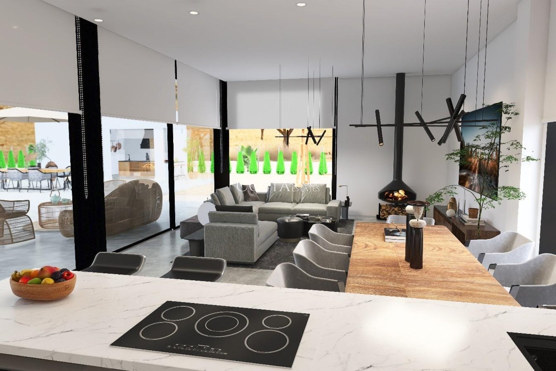 Nowy budynek - Willa -
Aspe