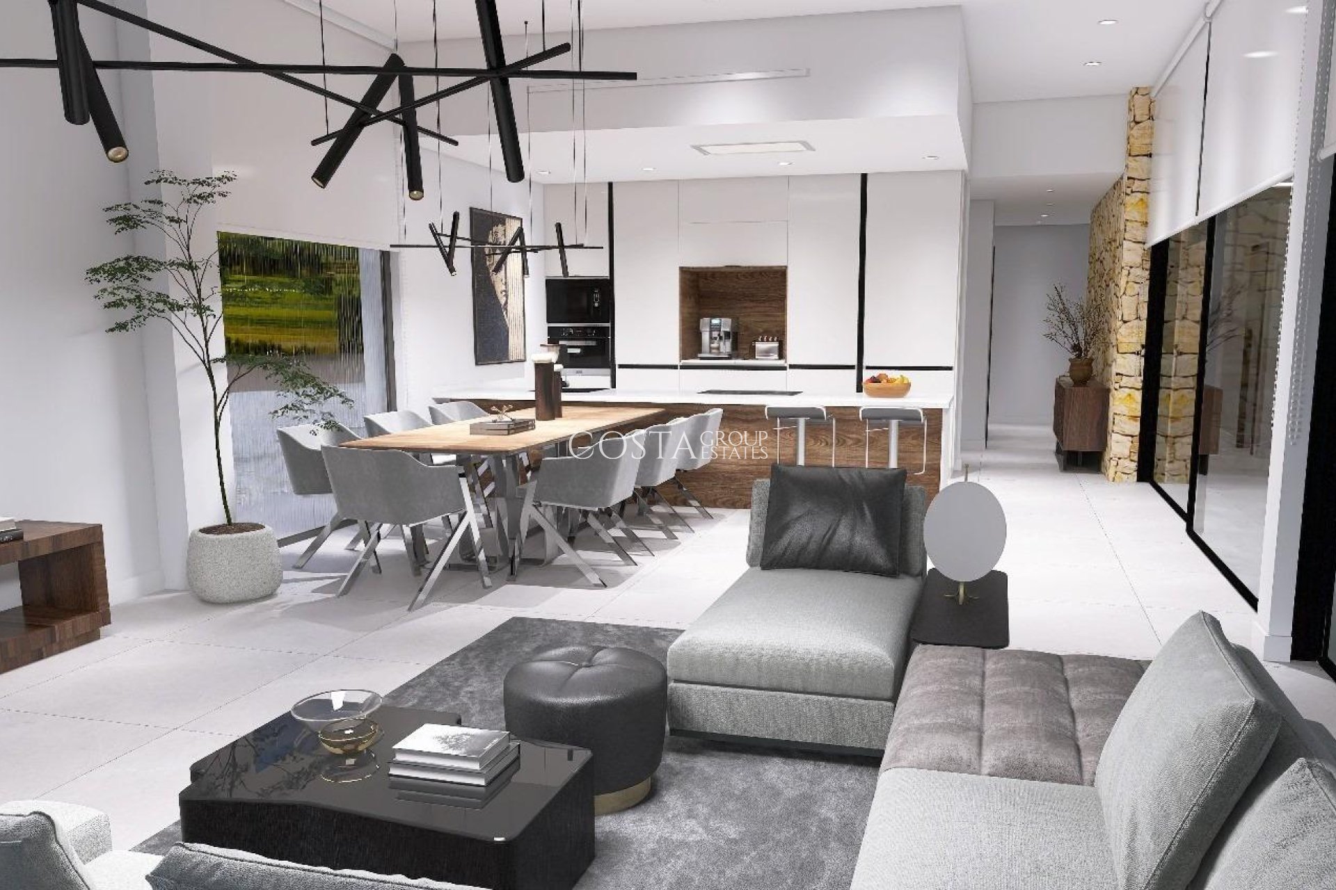 Nowy budynek - Willa -
Aspe