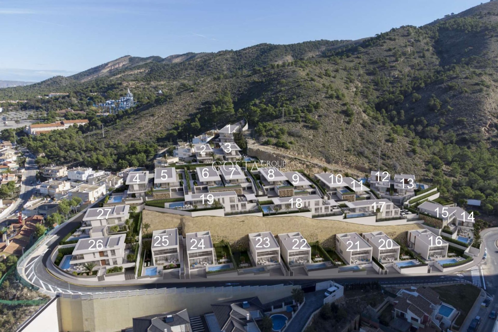Nowy budynek - Willa -
Benidorm