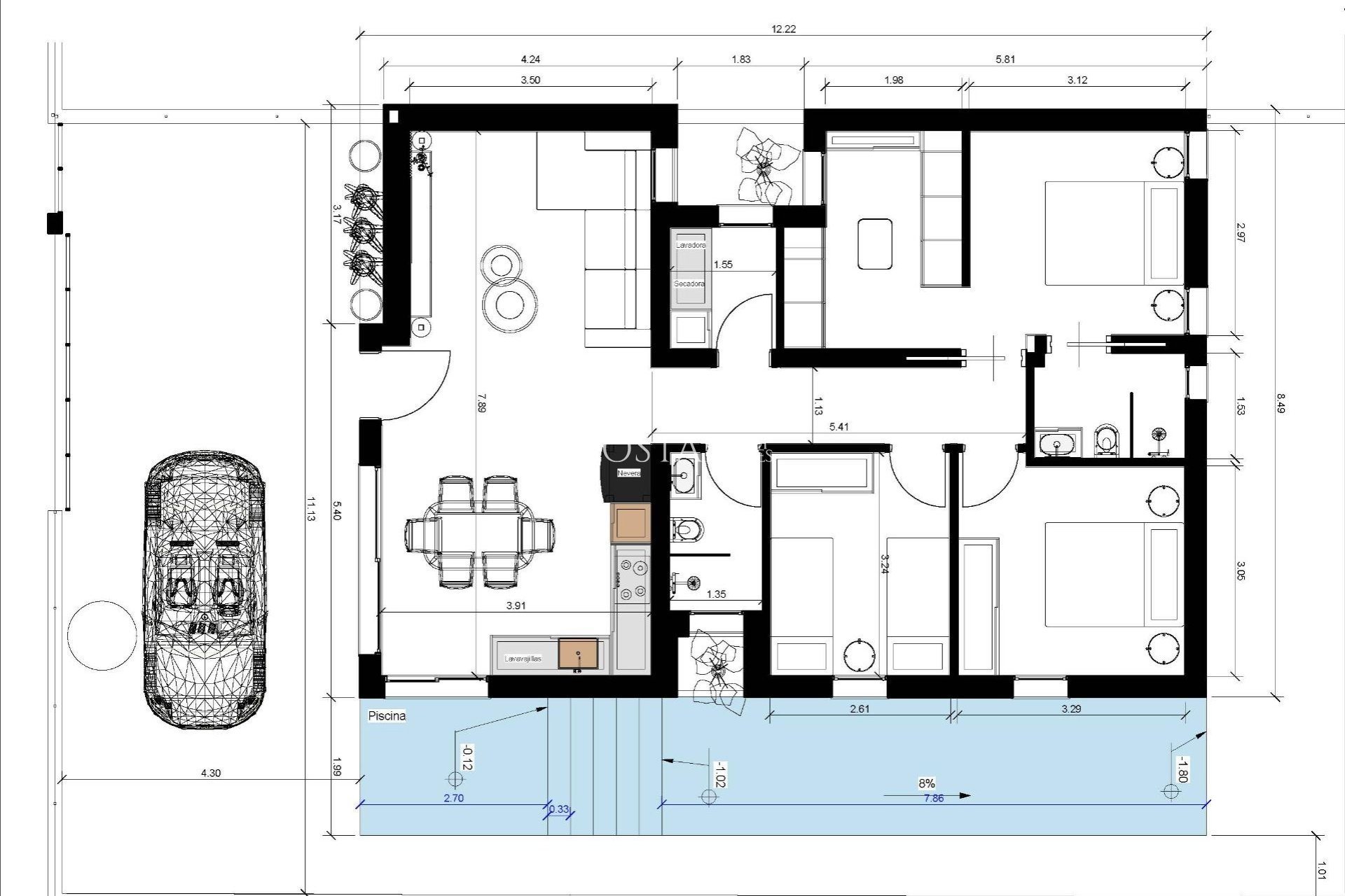 Nowy budynek - Willa -
Benijofar - Urb. Monteazul