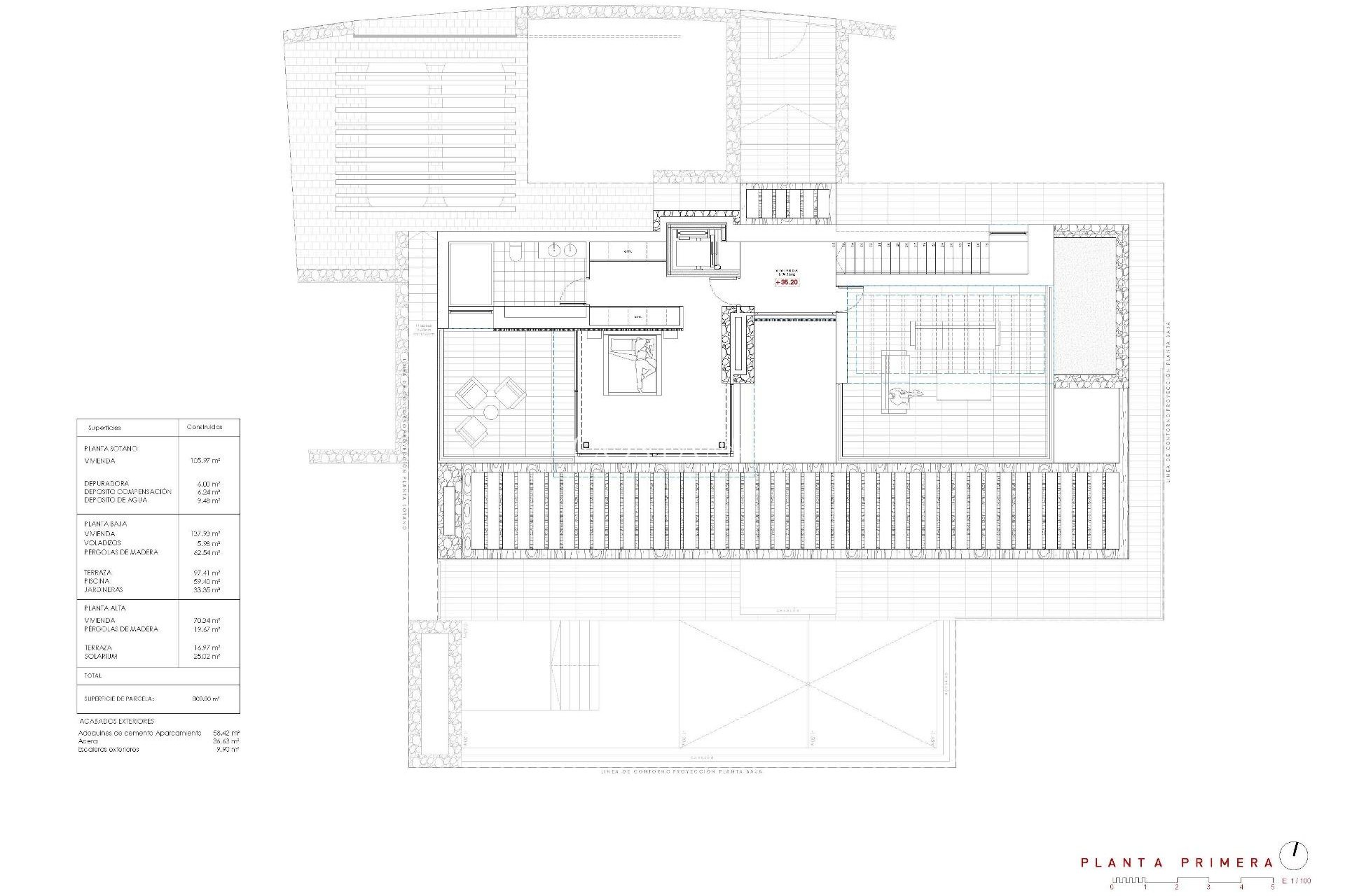 Nowy budynek - Willa -
Benissa - Cala de la Fustera