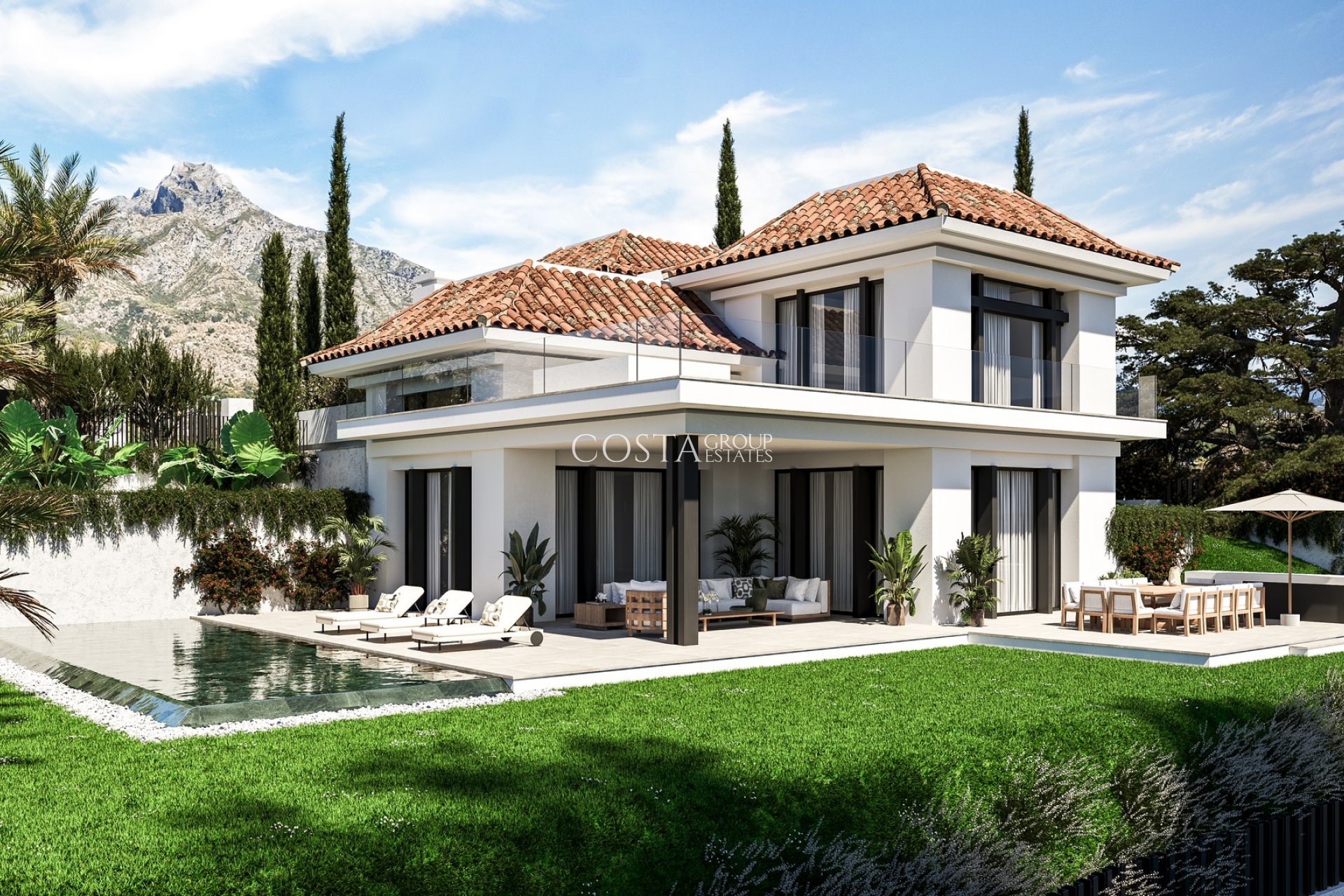 Nowy budynek - Willa -
Marbella